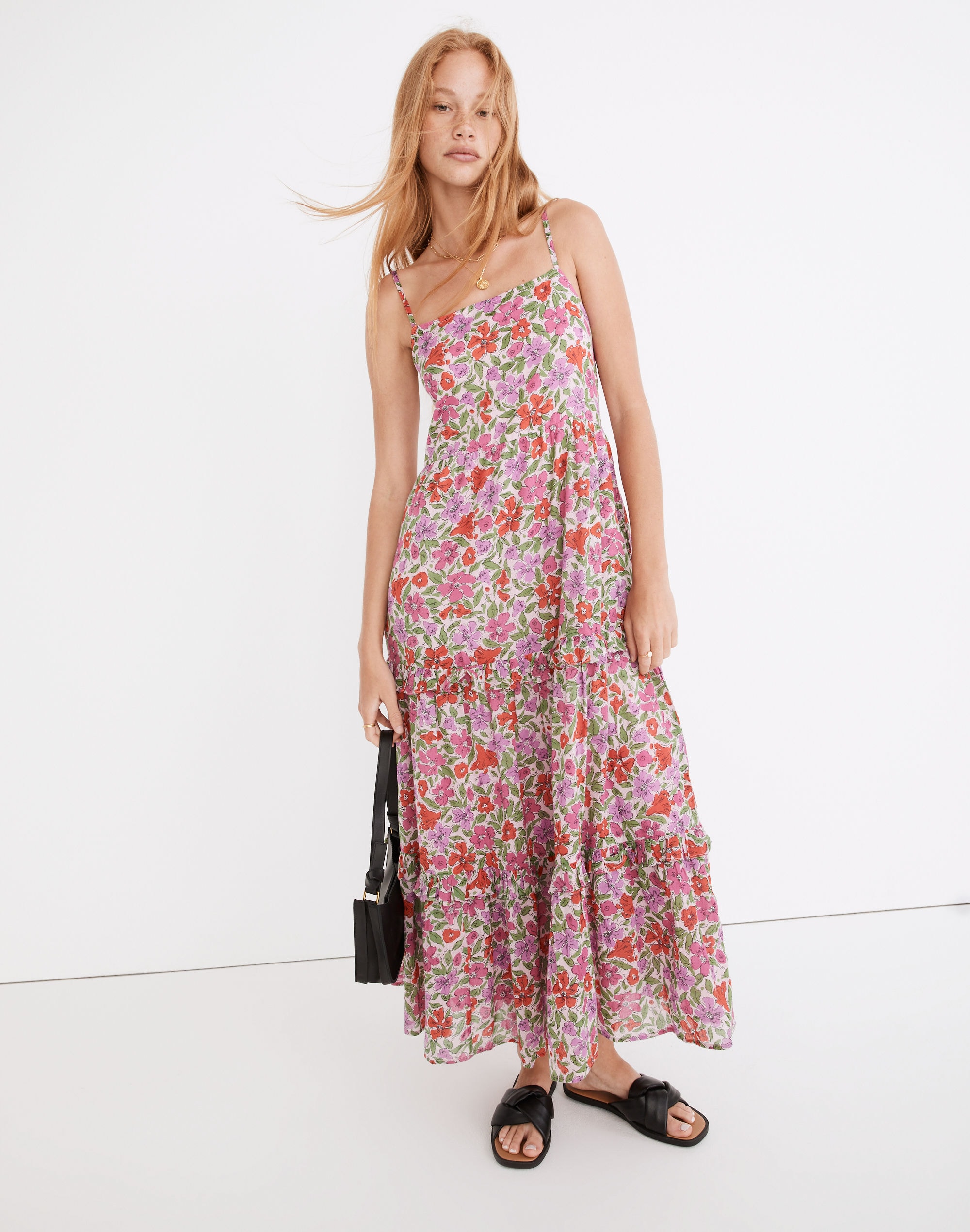 Banjanan Hazel Tiered Maxi Dress in Melodic Floral