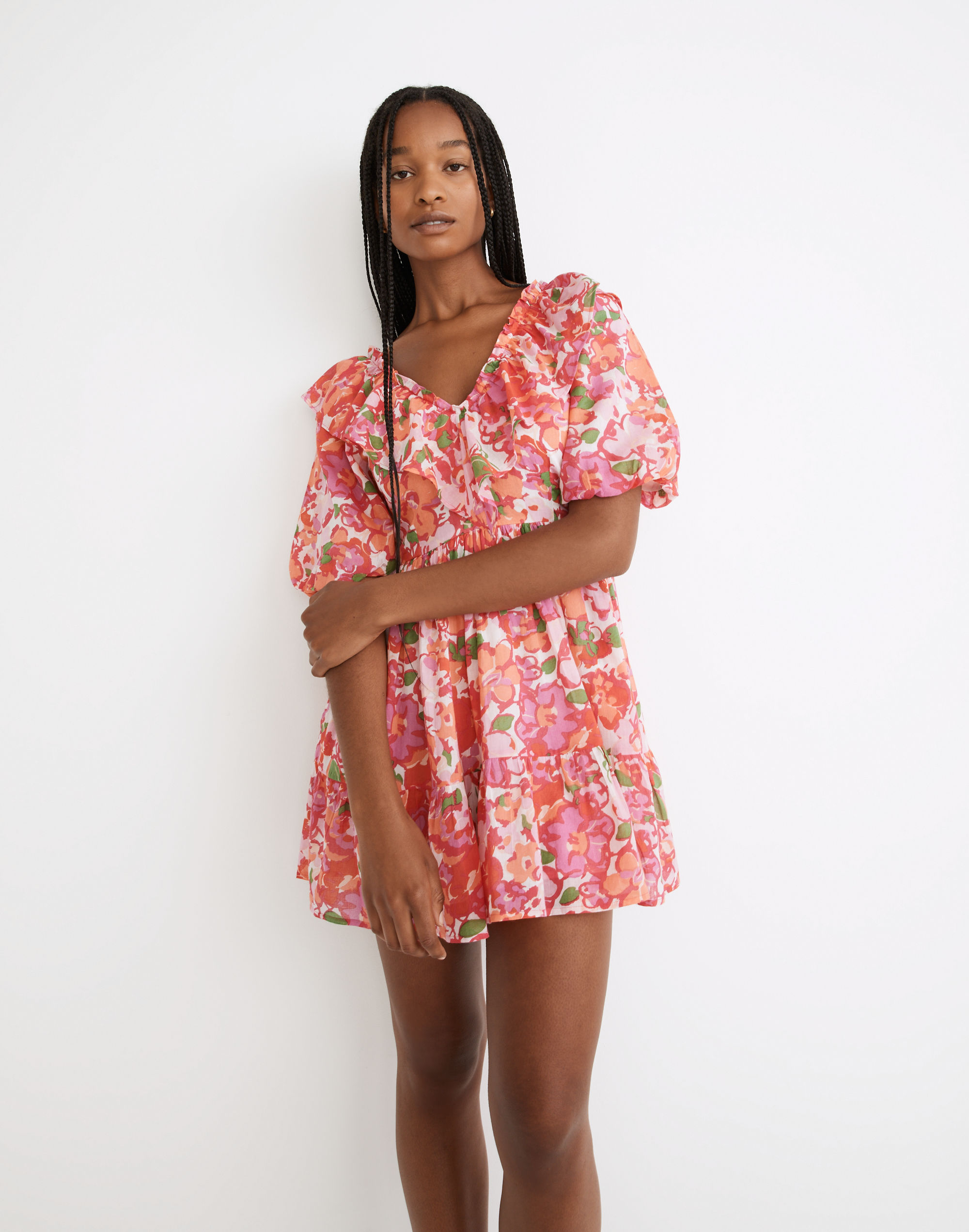 Banjanan Scorpio Mini Dress in Techni Floral