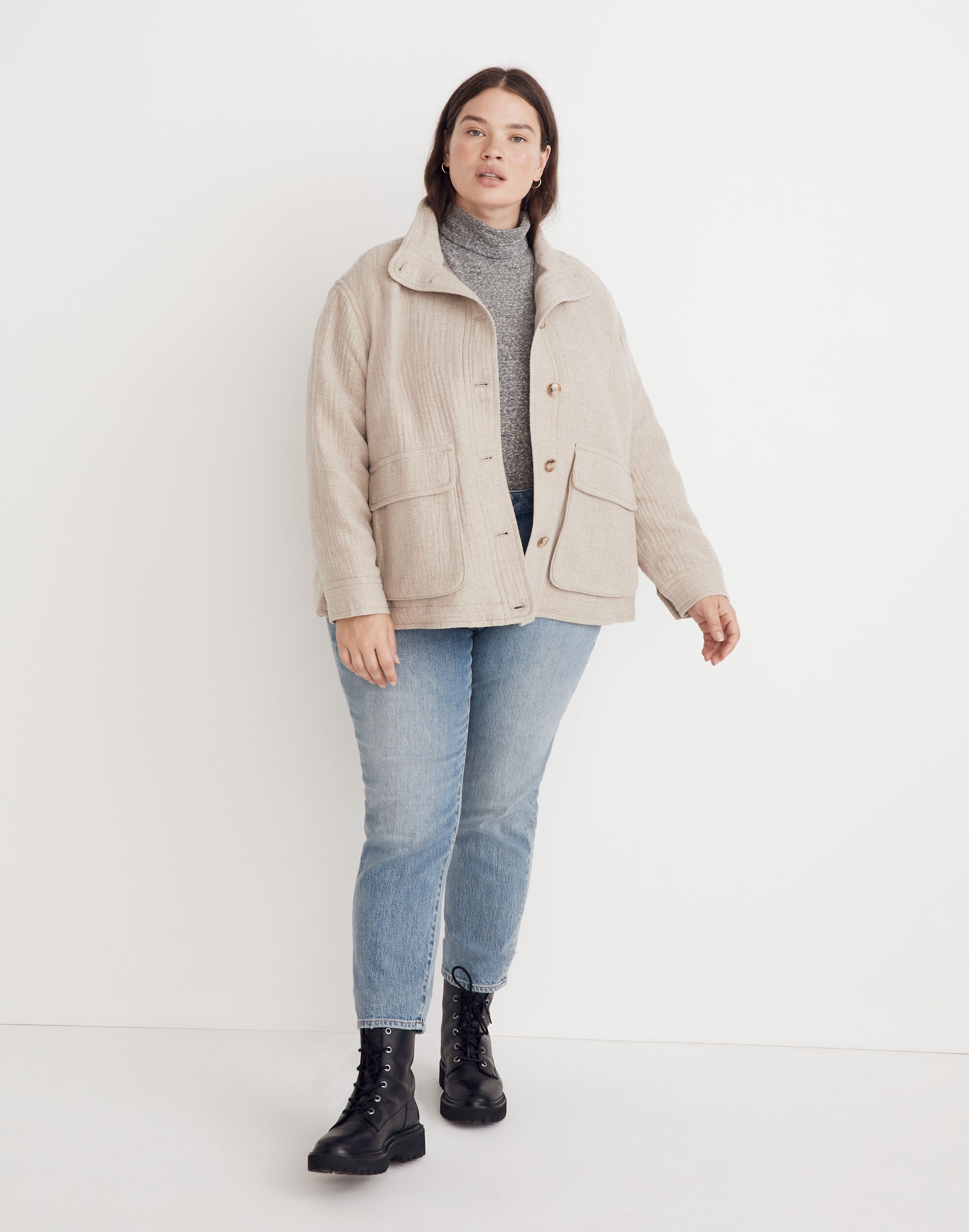 Plus Clairmont Crop Jacket