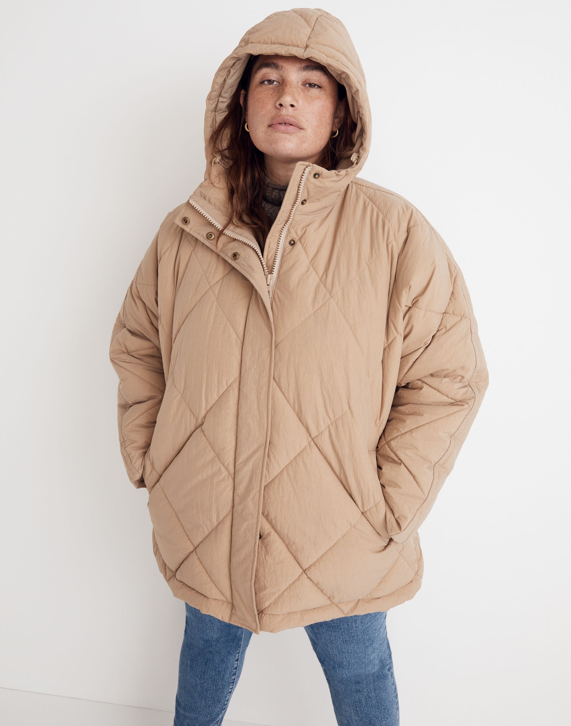 Plus Holland Quilted Puffer Parka