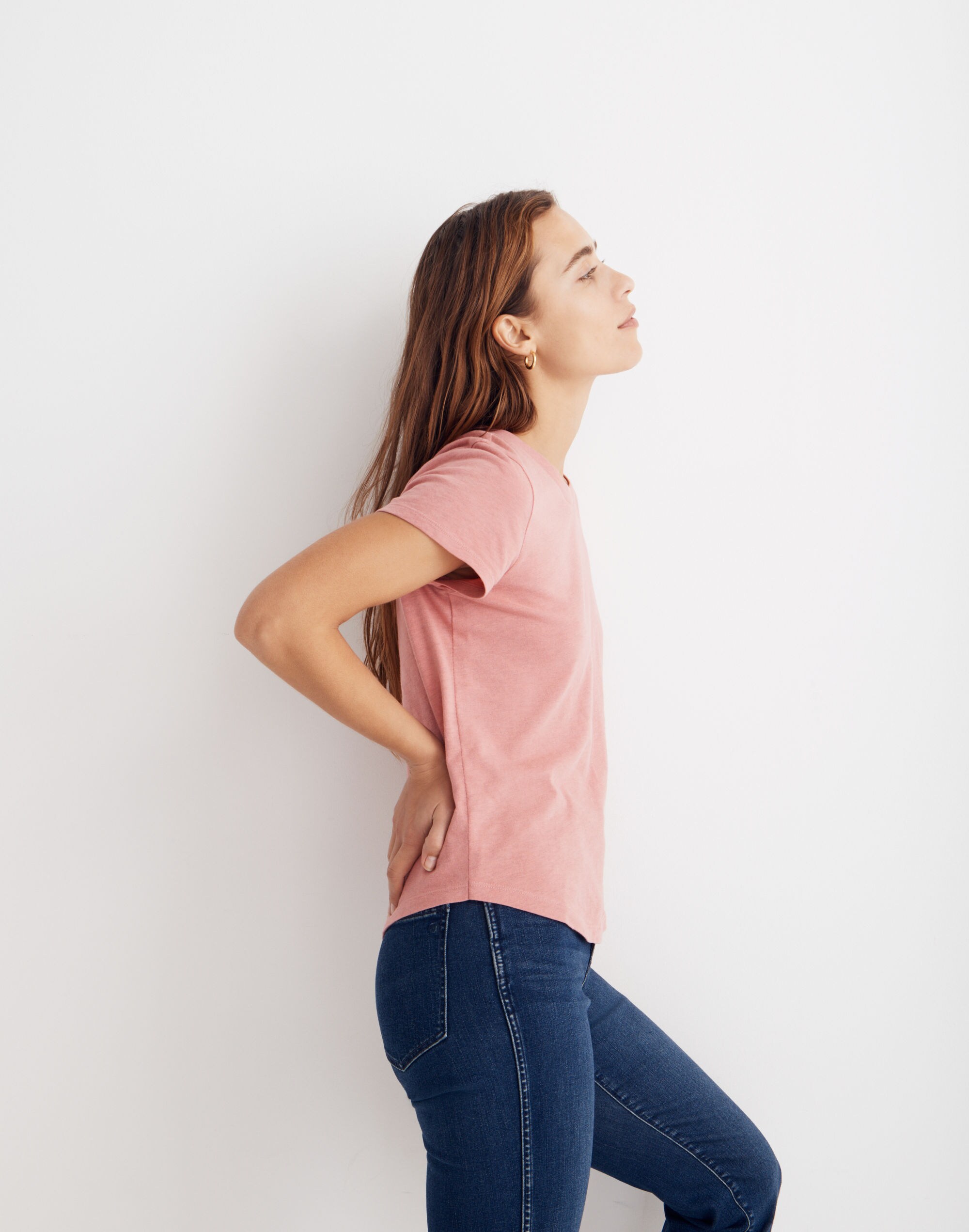 Madewell x BCRF Shrunken Shirttail Tee