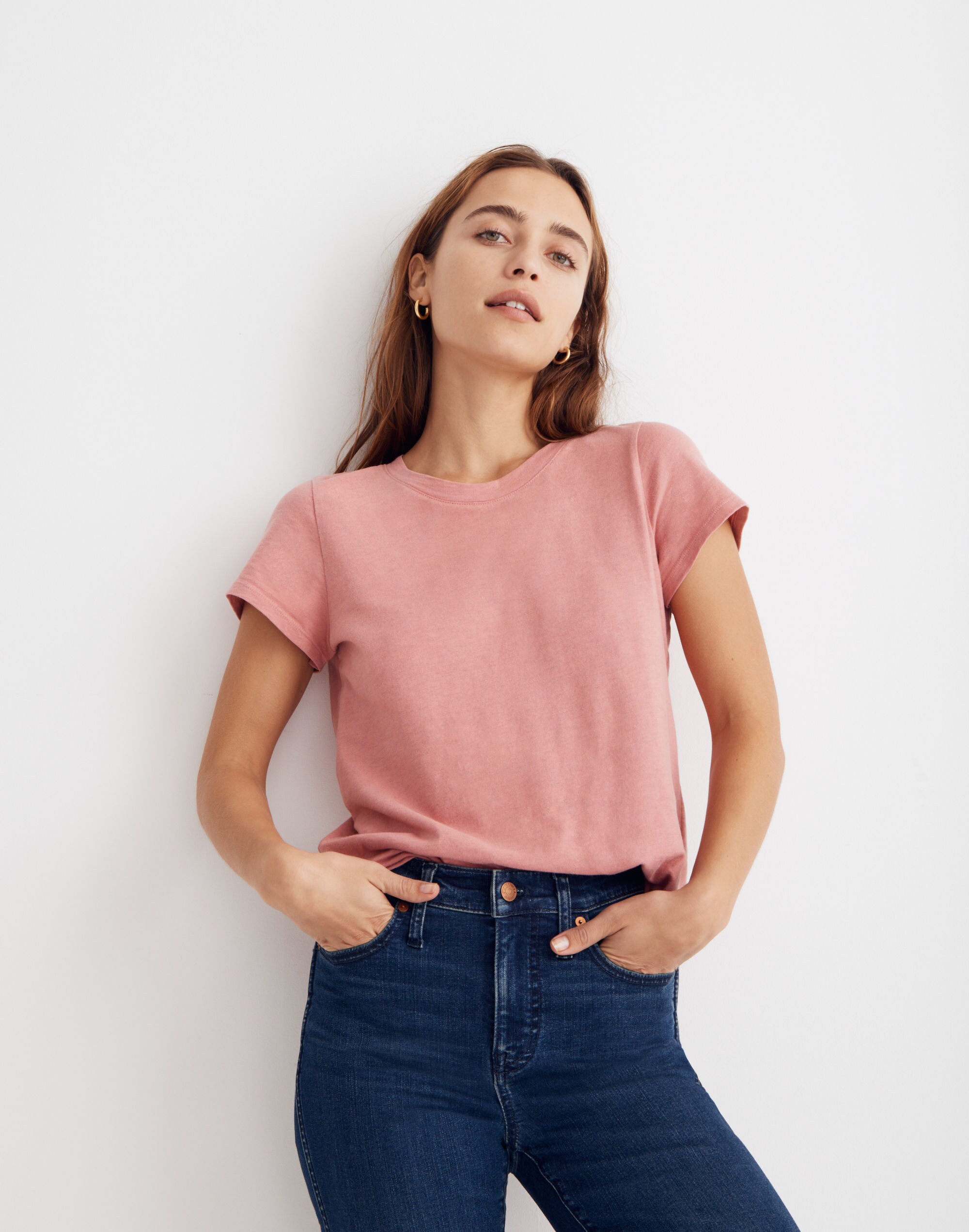Madewell x BCRF Shrunken Shirttail Tee