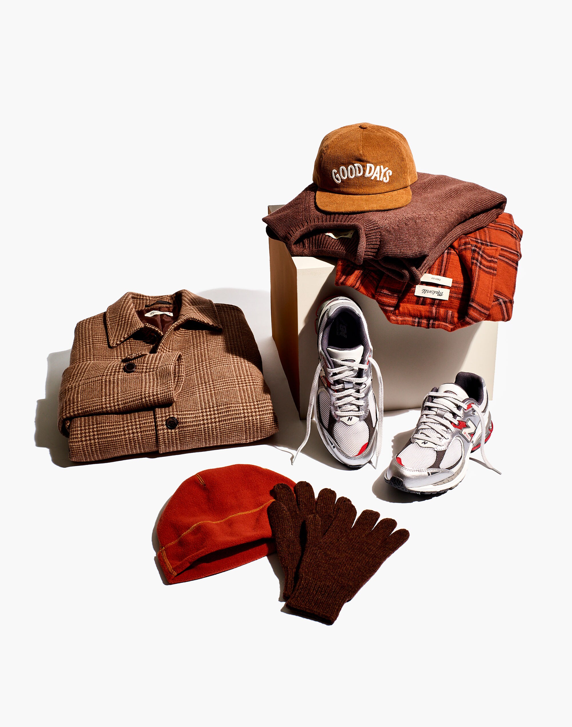 Embroidered Corduroy Trucker Hat: Good Days Edition