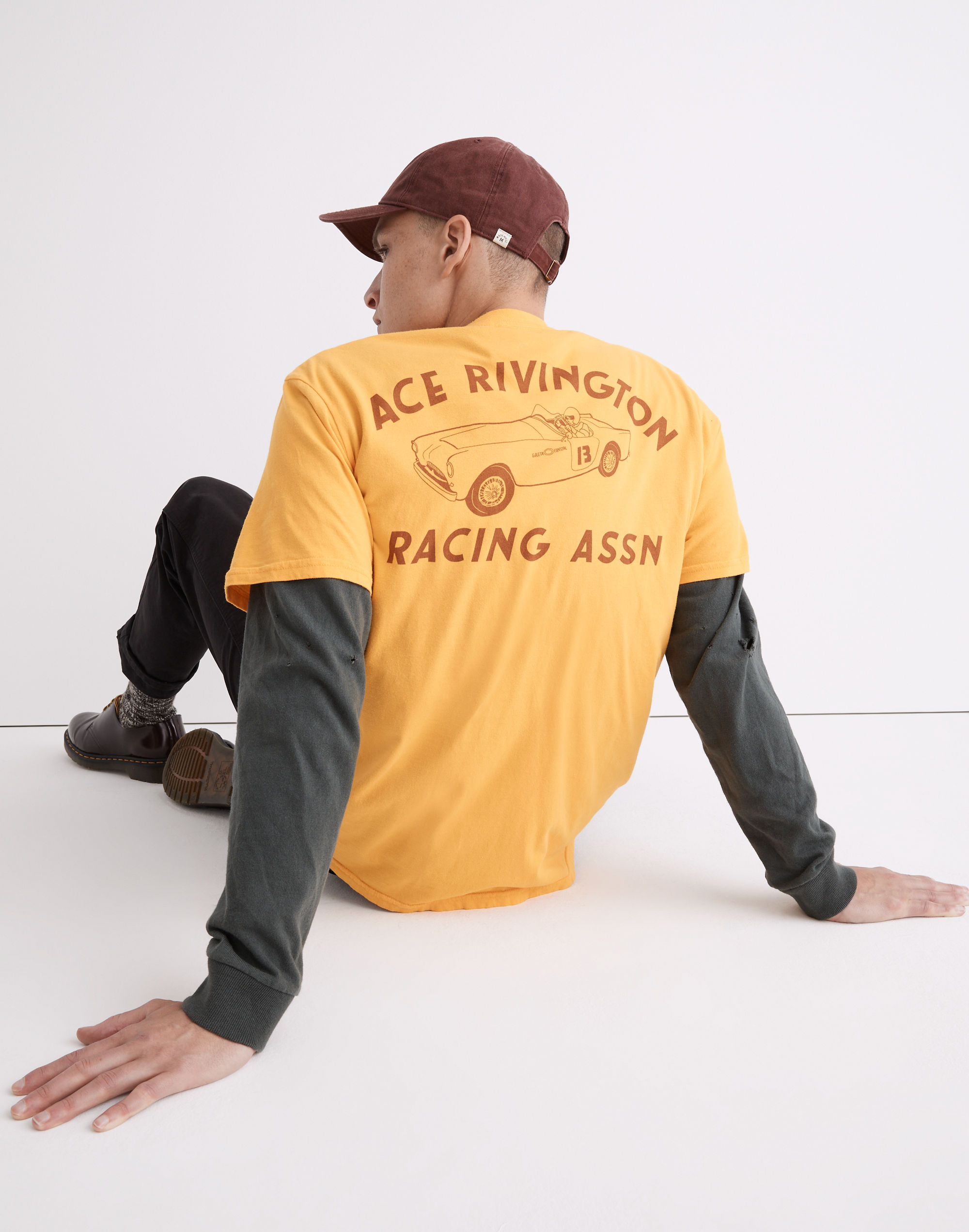 Madewell x Ace Rivington Racing Association Graphic Tee