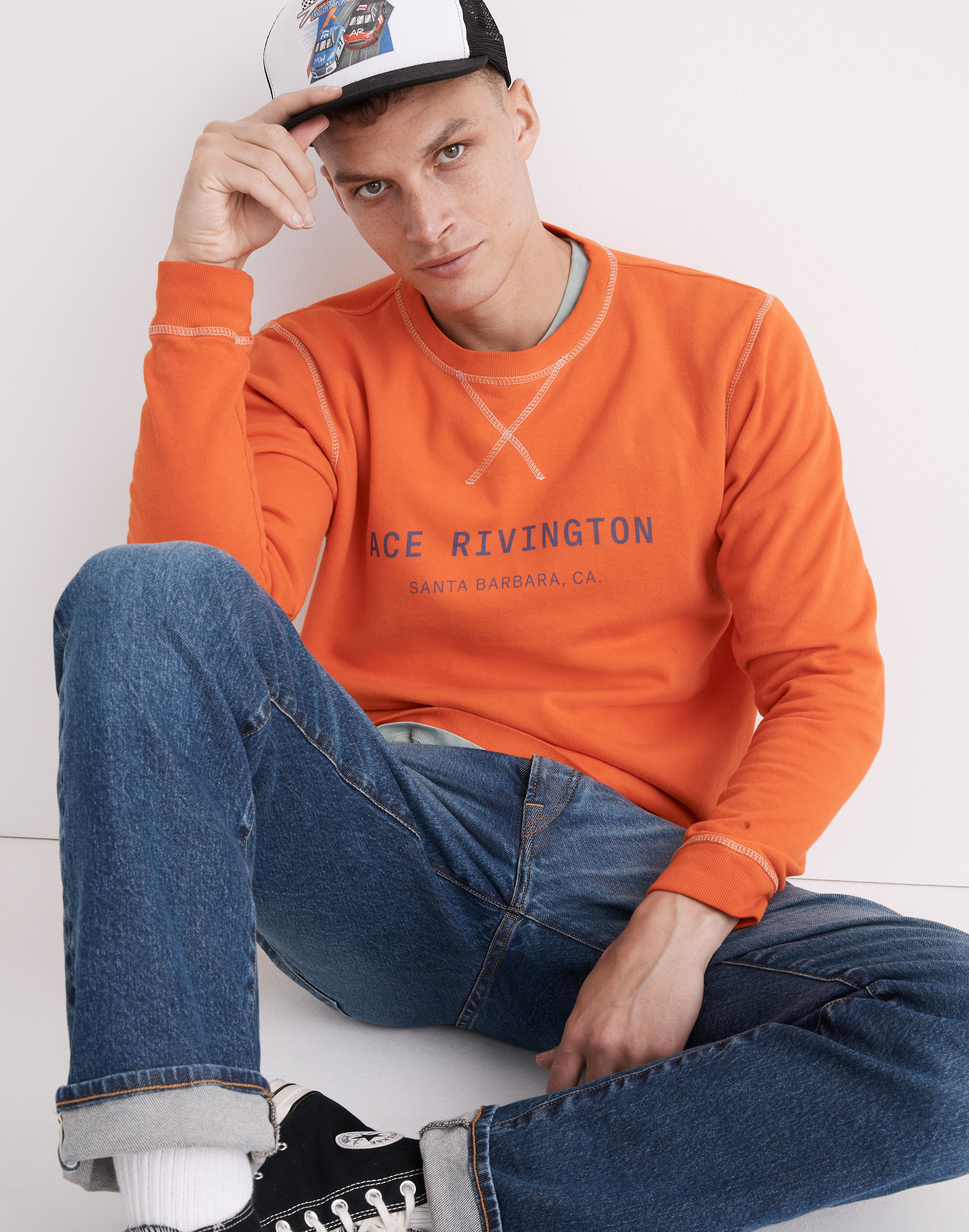 Madewell x Ace Rivington Logo Sweatshirt