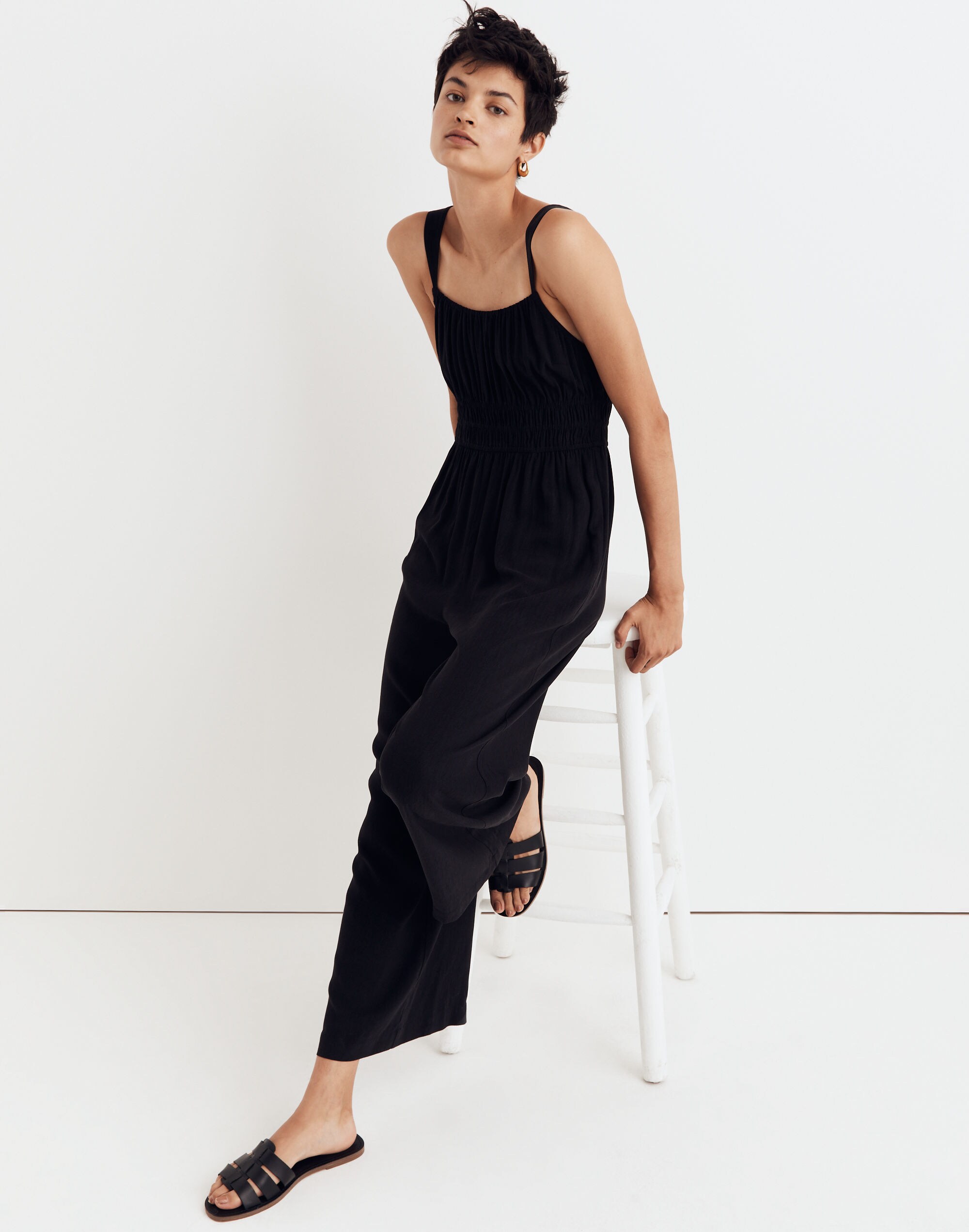 Lusterweave Sophia Tank Wide-Leg Jumpsuit