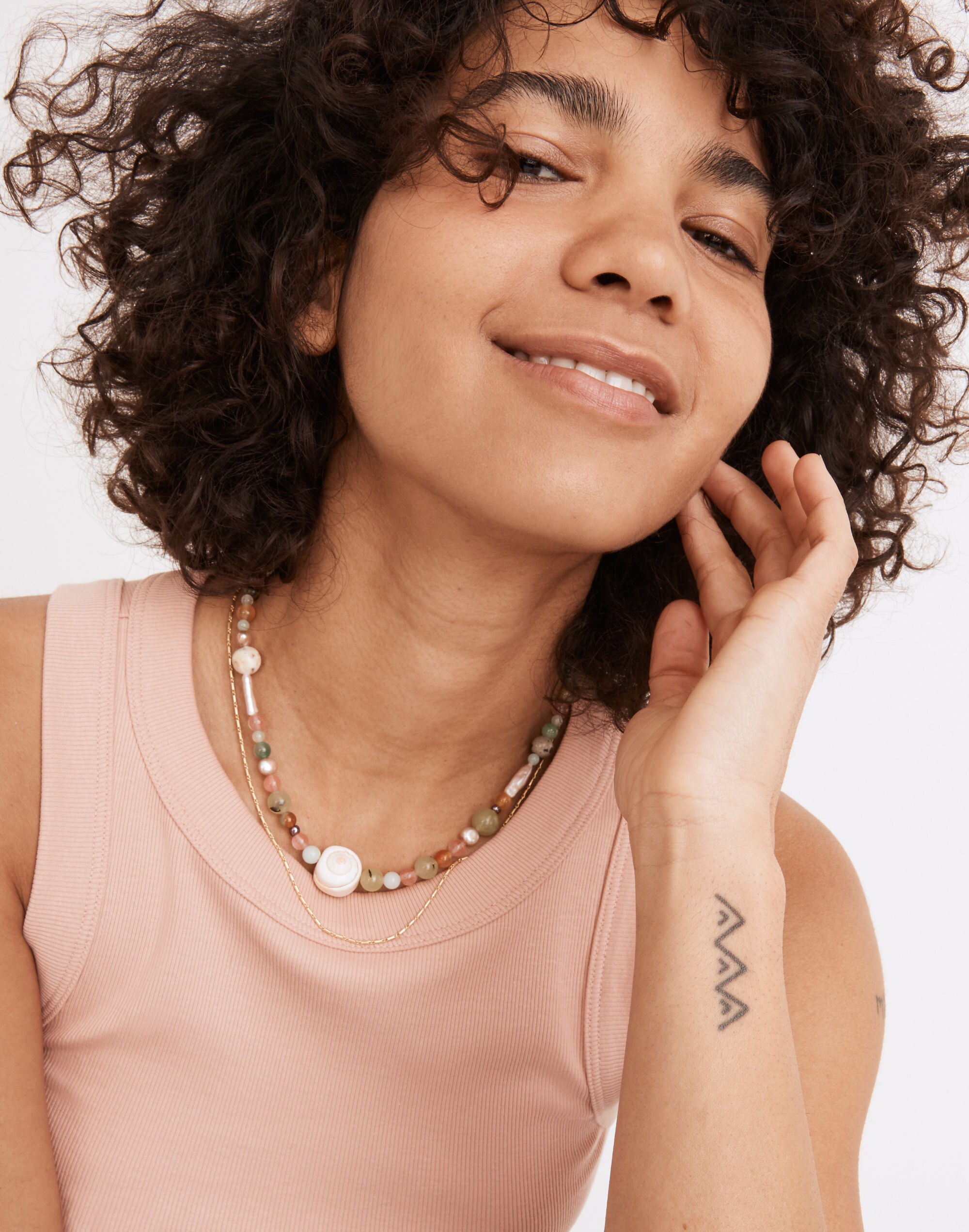 Madewell x Charlie Beads Shell Necklace