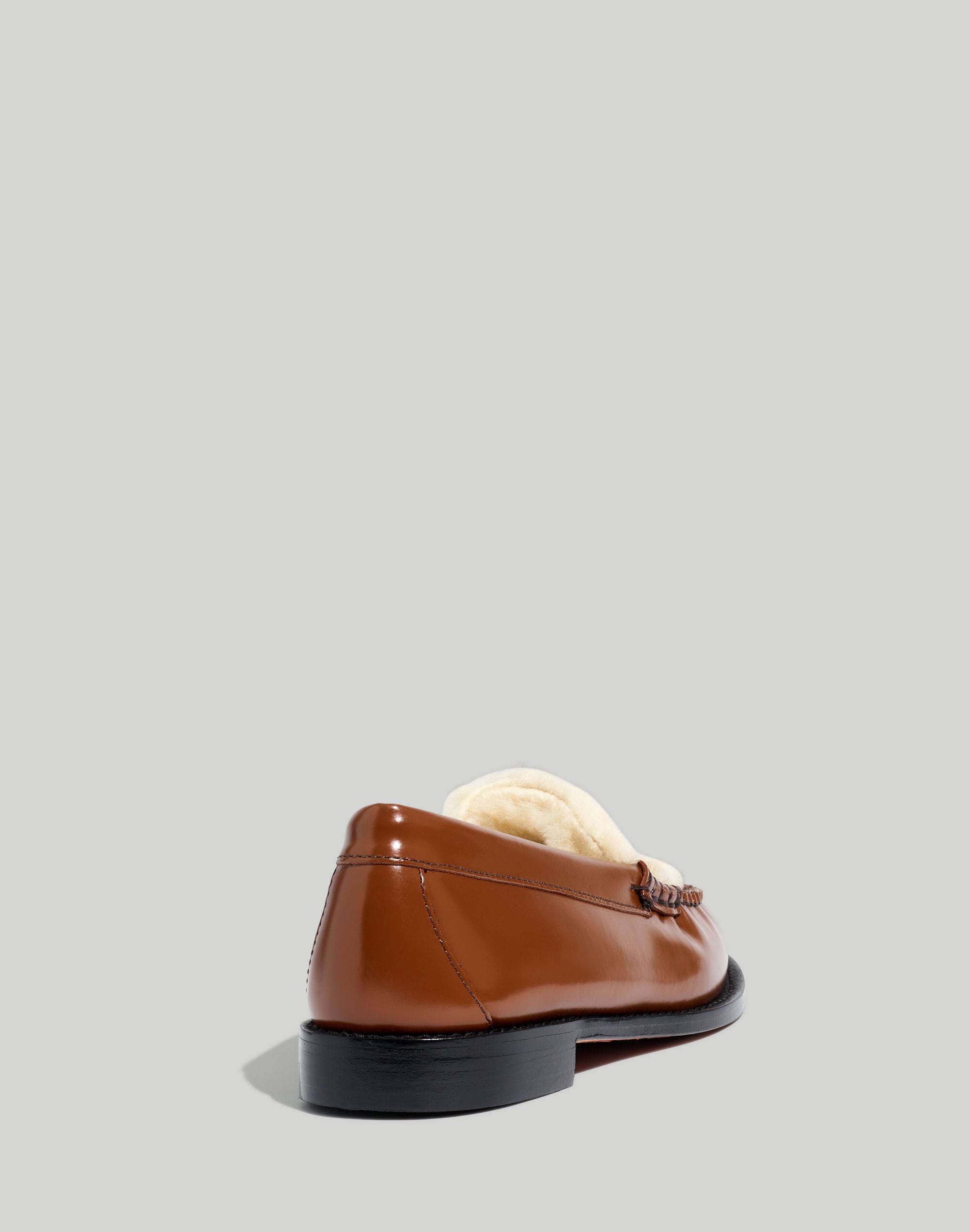 G.H.BASS Whitney Shearling-Lined Penny Loafers