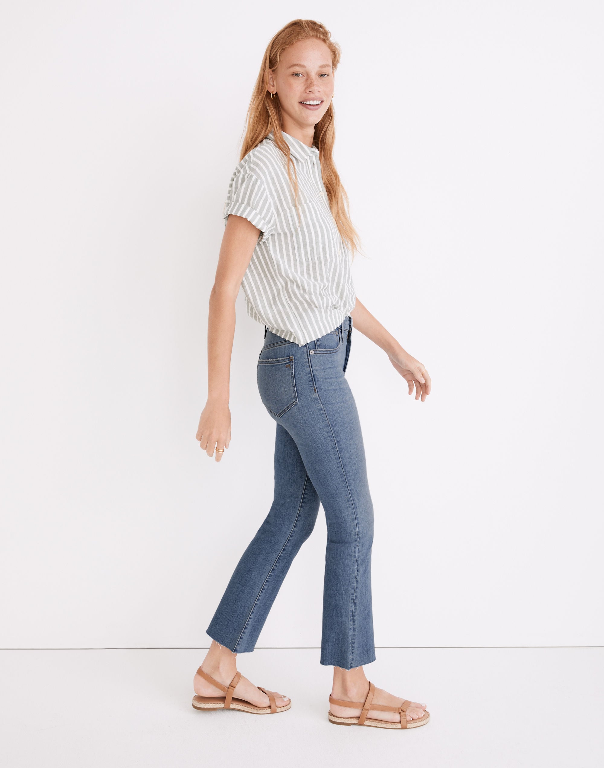 Petite Cali Demi-Boot Jeans in Shoreham Wash