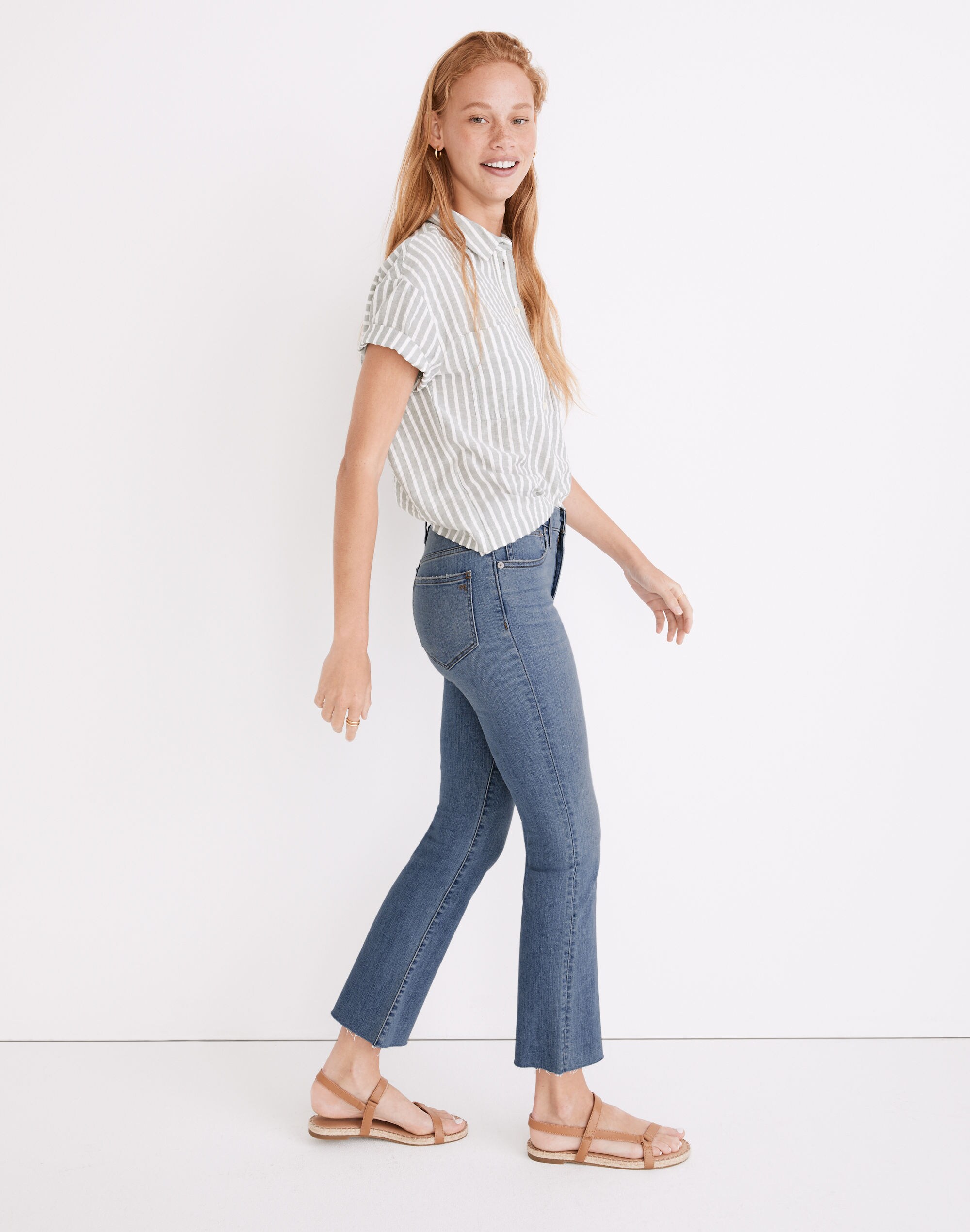 Cali Demi-Boot Jeans in Shoreham Wash