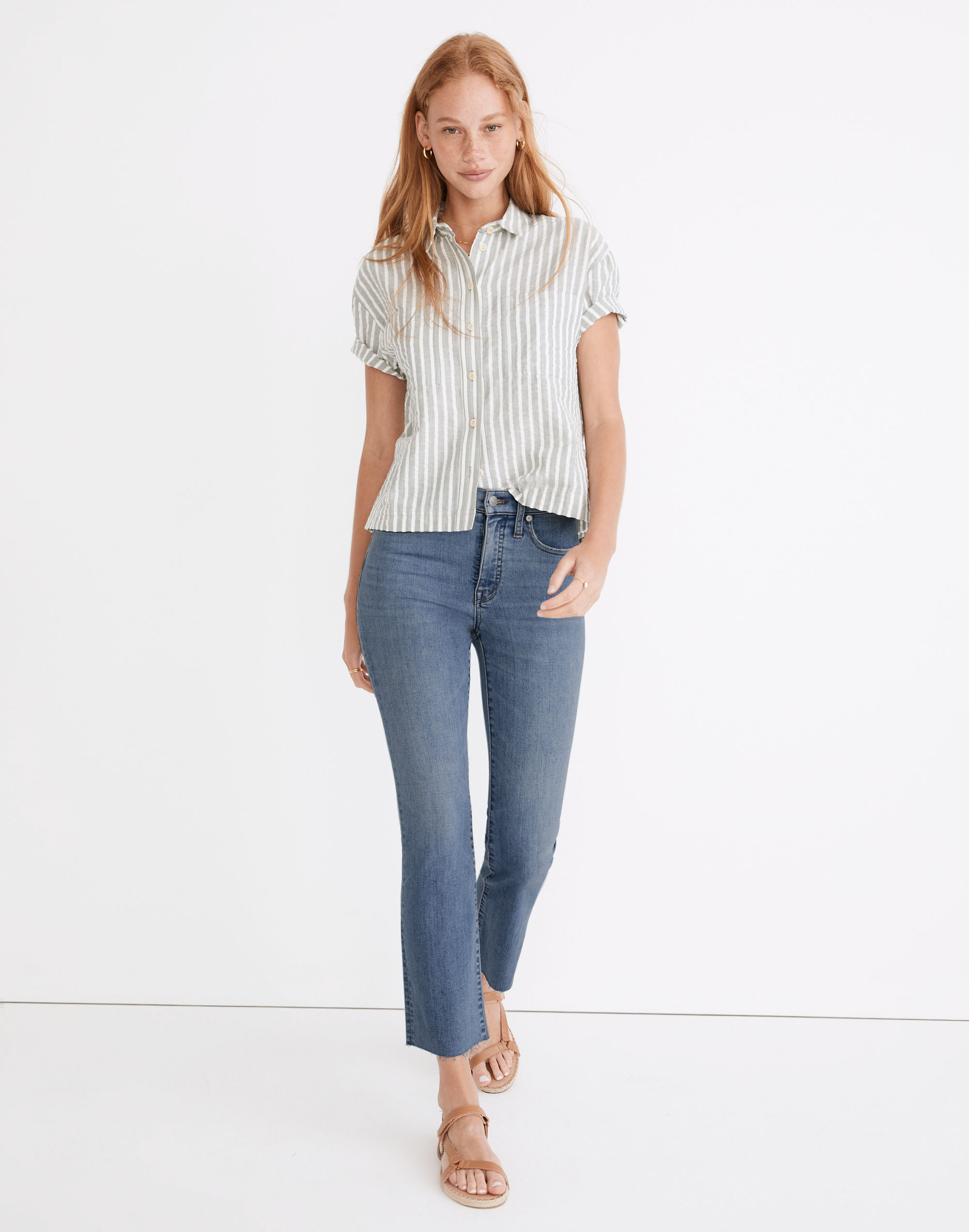 Cali Demi-Boot Jeans in Shoreham Wash