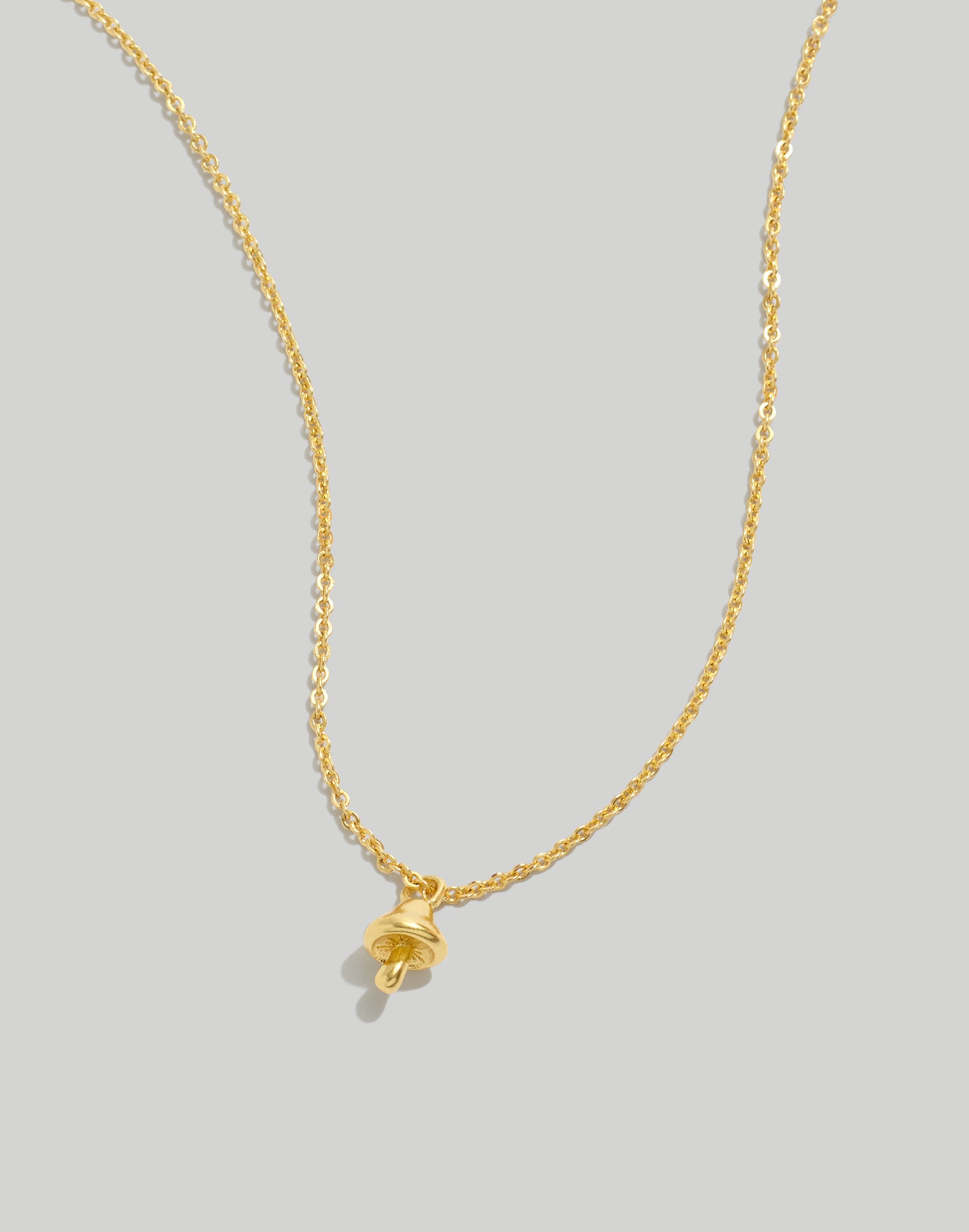 Mushroom Pendant Necklace