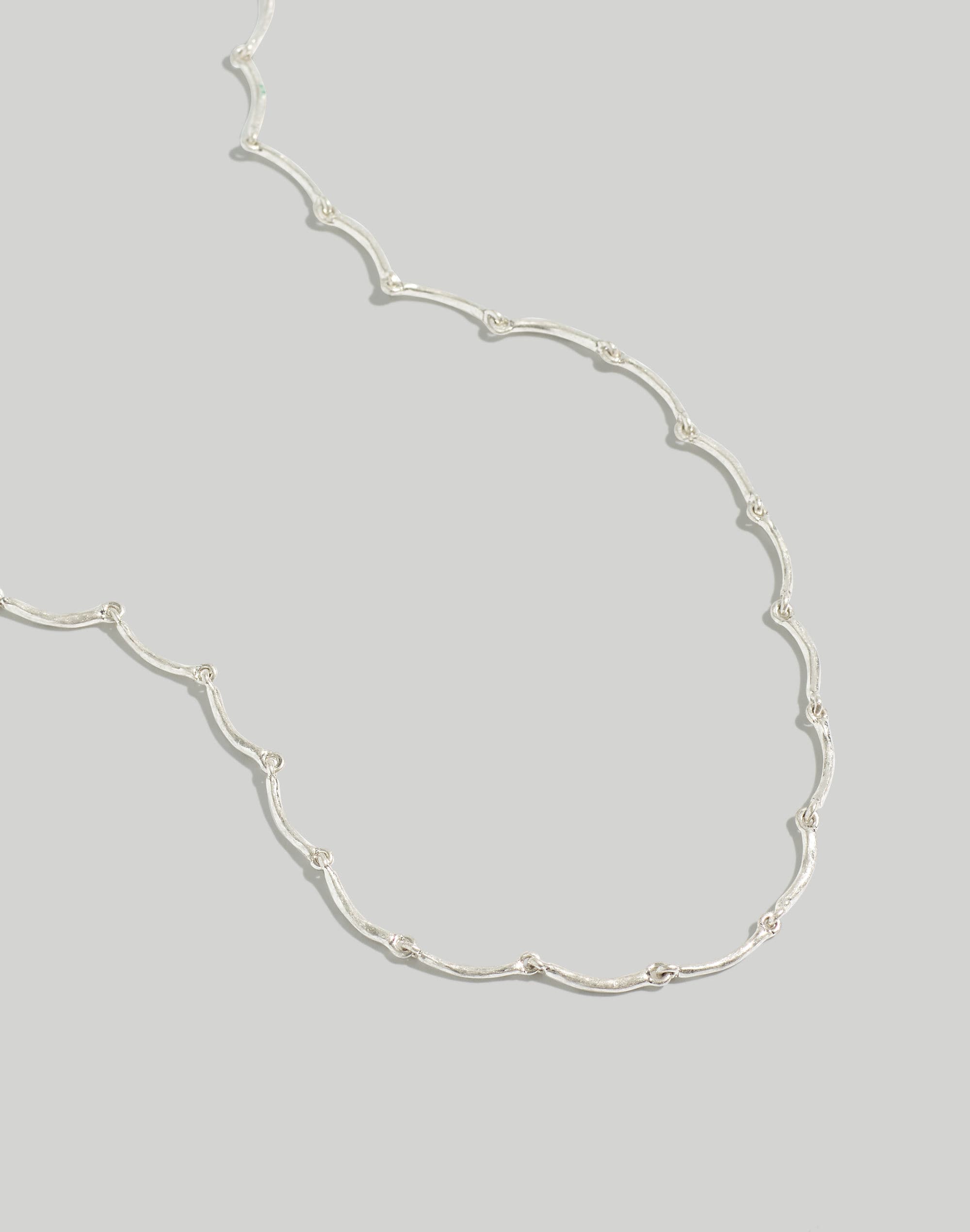 Scalloped Chain Necklace