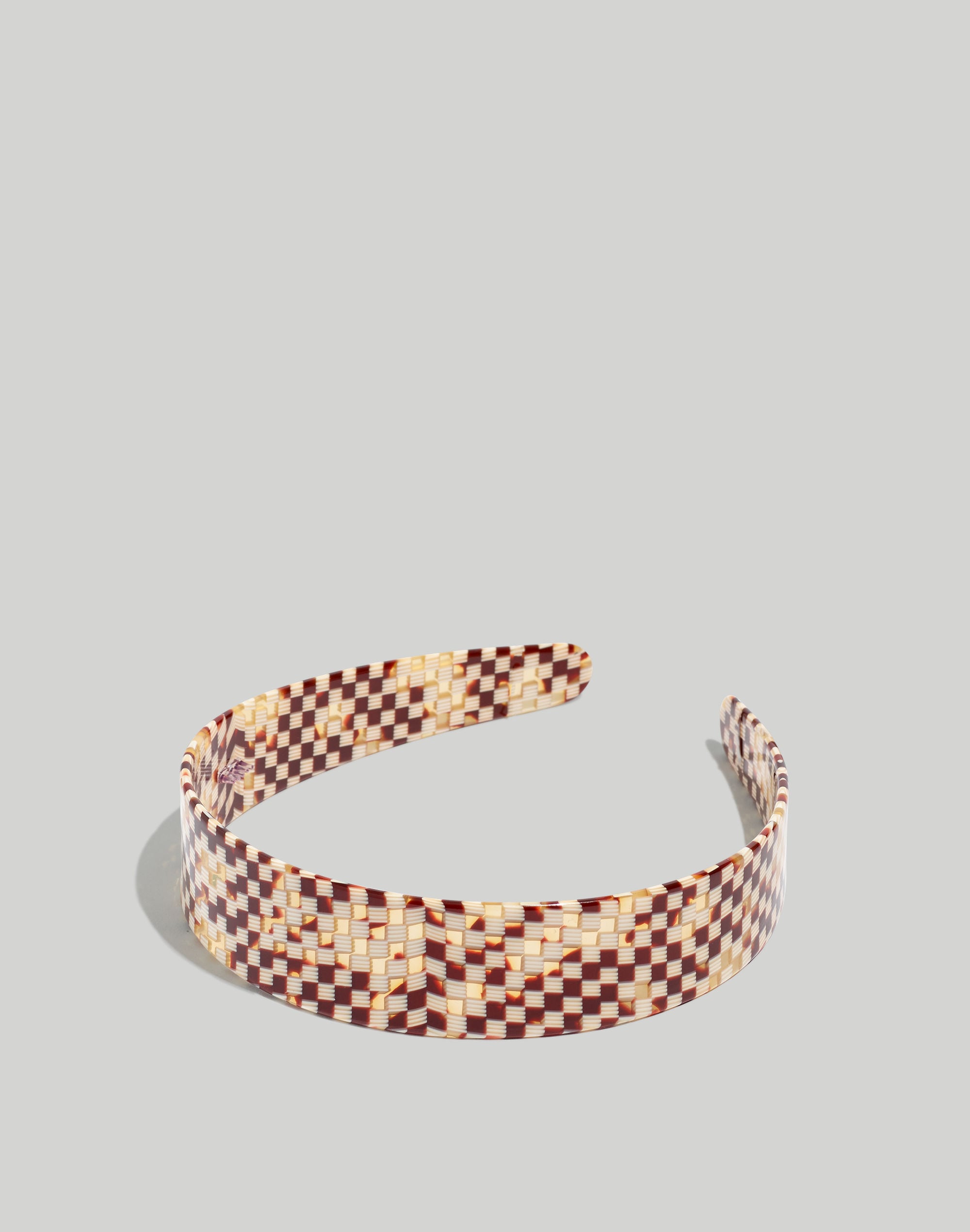 (Re)sourced Tortoise Checkerboard Headband