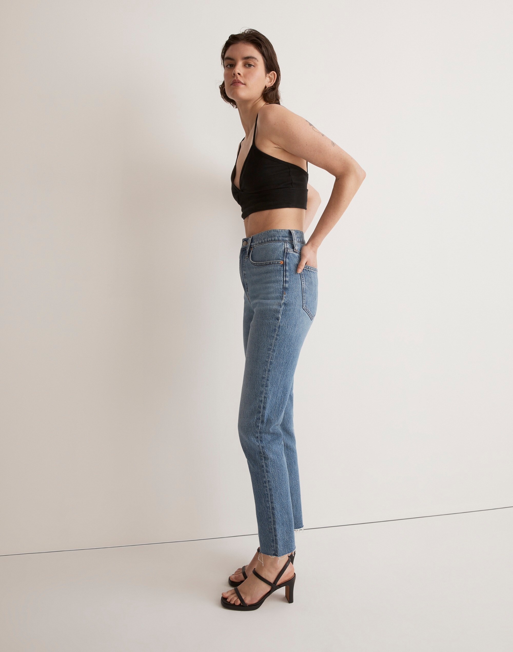 The Perfect Vintage Jean in Earlside Wash: Raw-Hem Edition