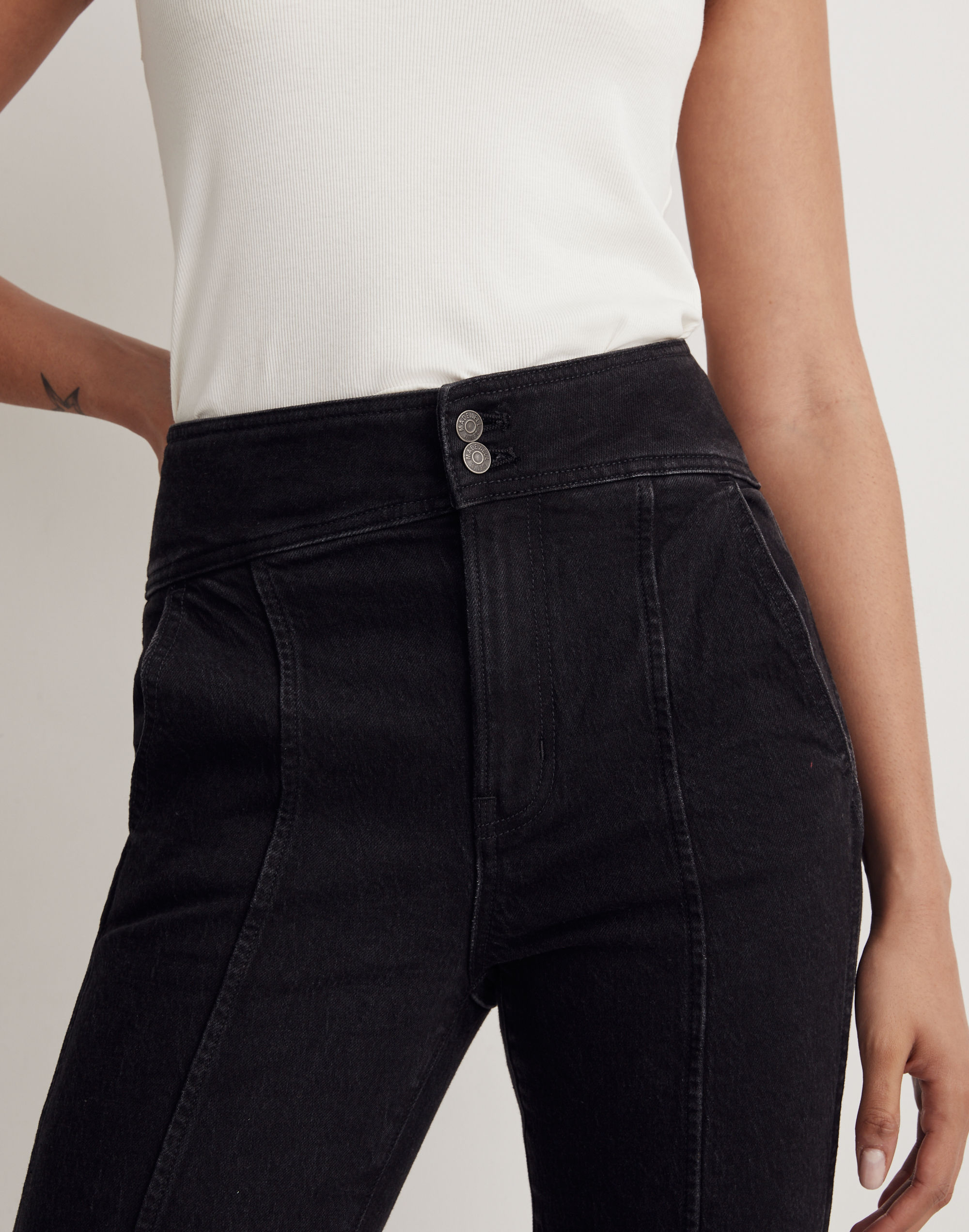 The Perfect Vintage Jean in True Black Wash: Tuxedo Edition