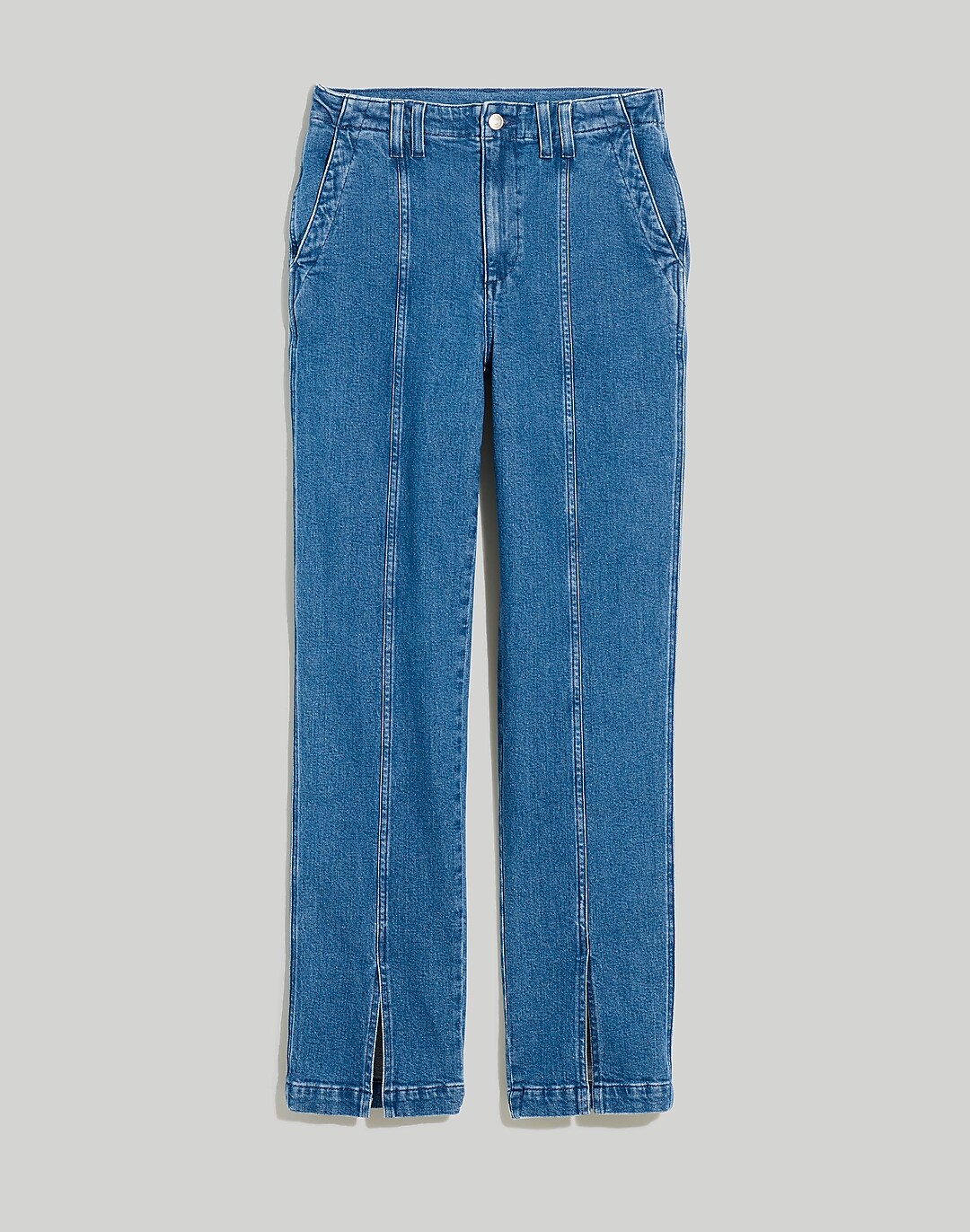 The Perfect Vintage Jean in Medium Indigo Wash: Seamed Edition