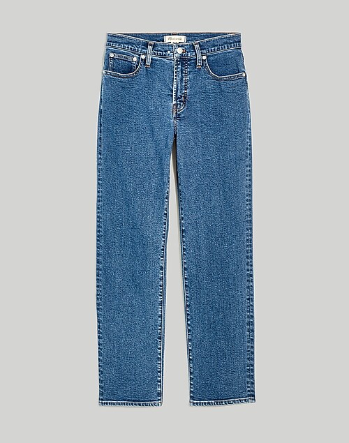 The Perfect Vintage Straight Jean in Bright Indigo Wash: Instacozy