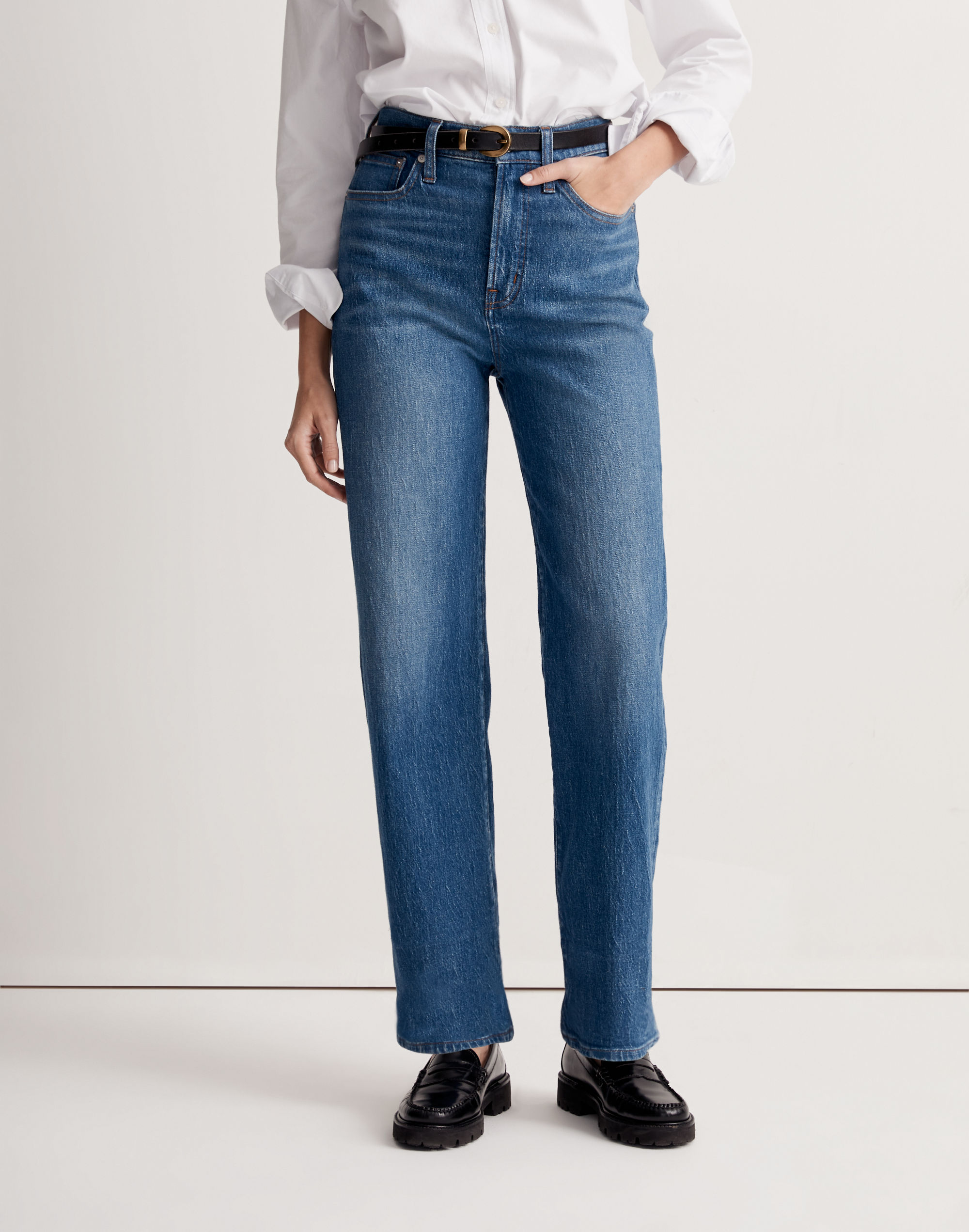 The Tall Perfect Vintage Wide-Leg Jean in Leifland Wash