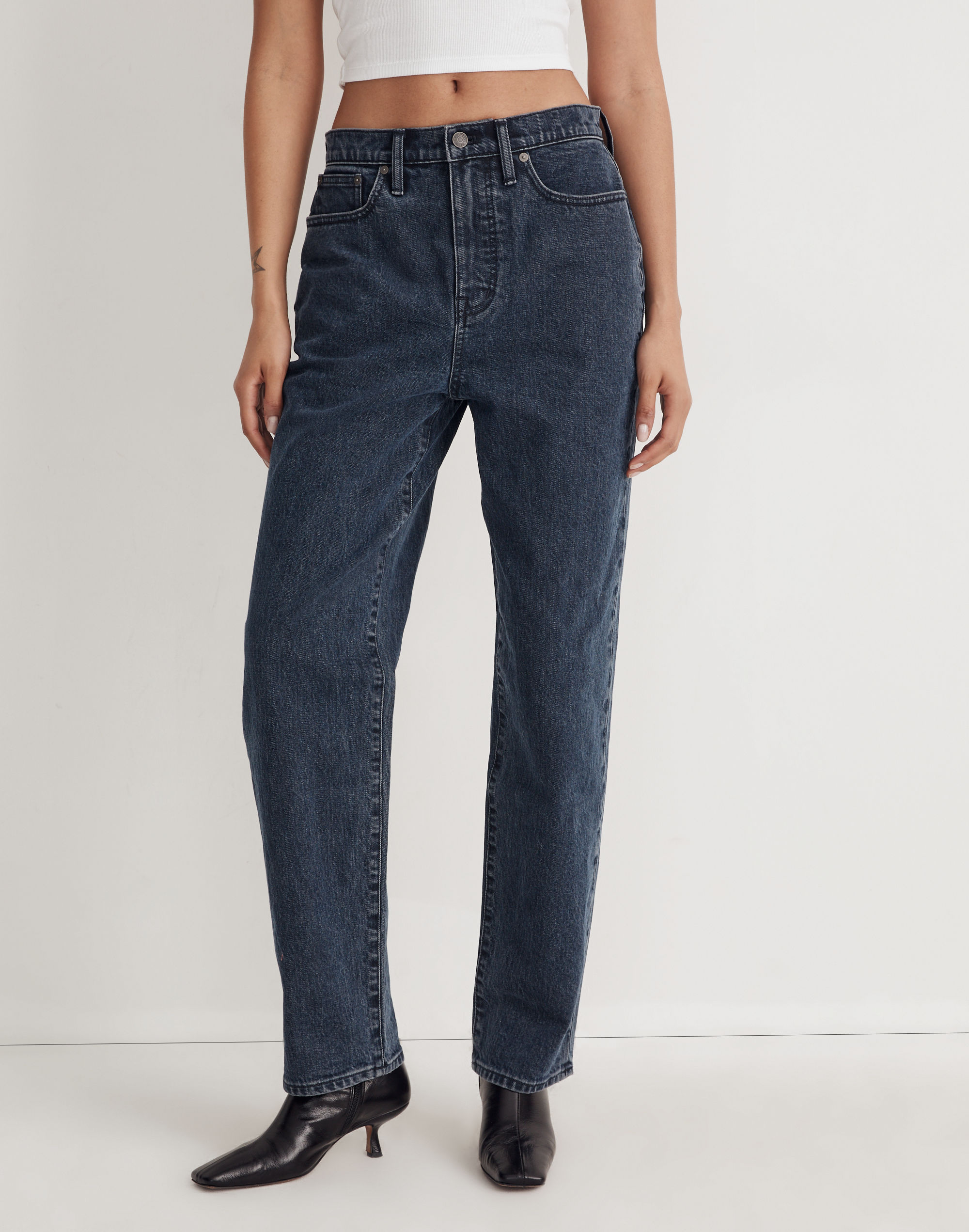 The Dadjean in Charcoal Indigo Wash