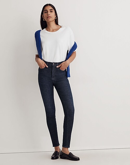 10 High-Rise Skinny Jeans in Bensley Wash