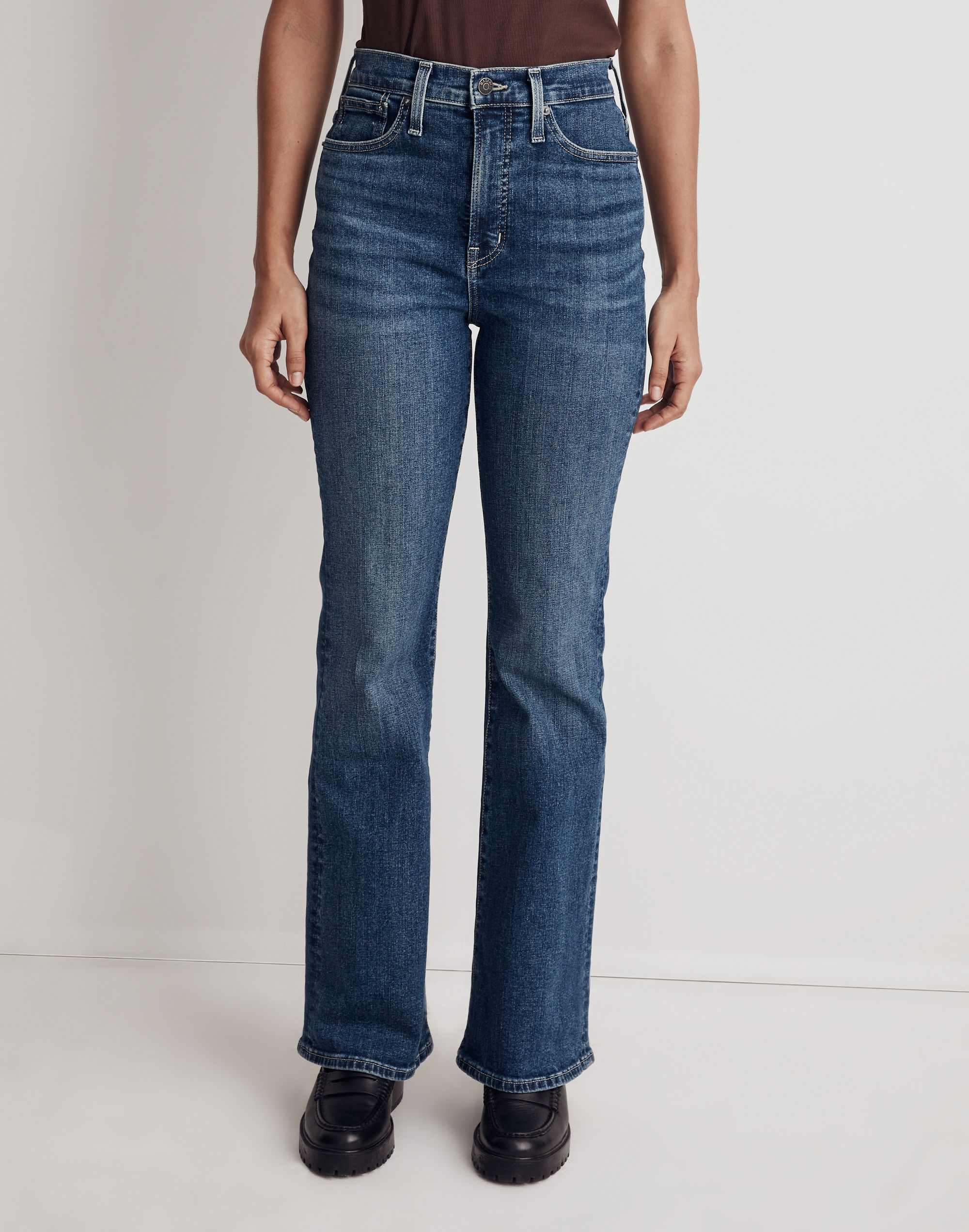 The Petite Perfect Vintage Flare Jean in Hallstrom Wash