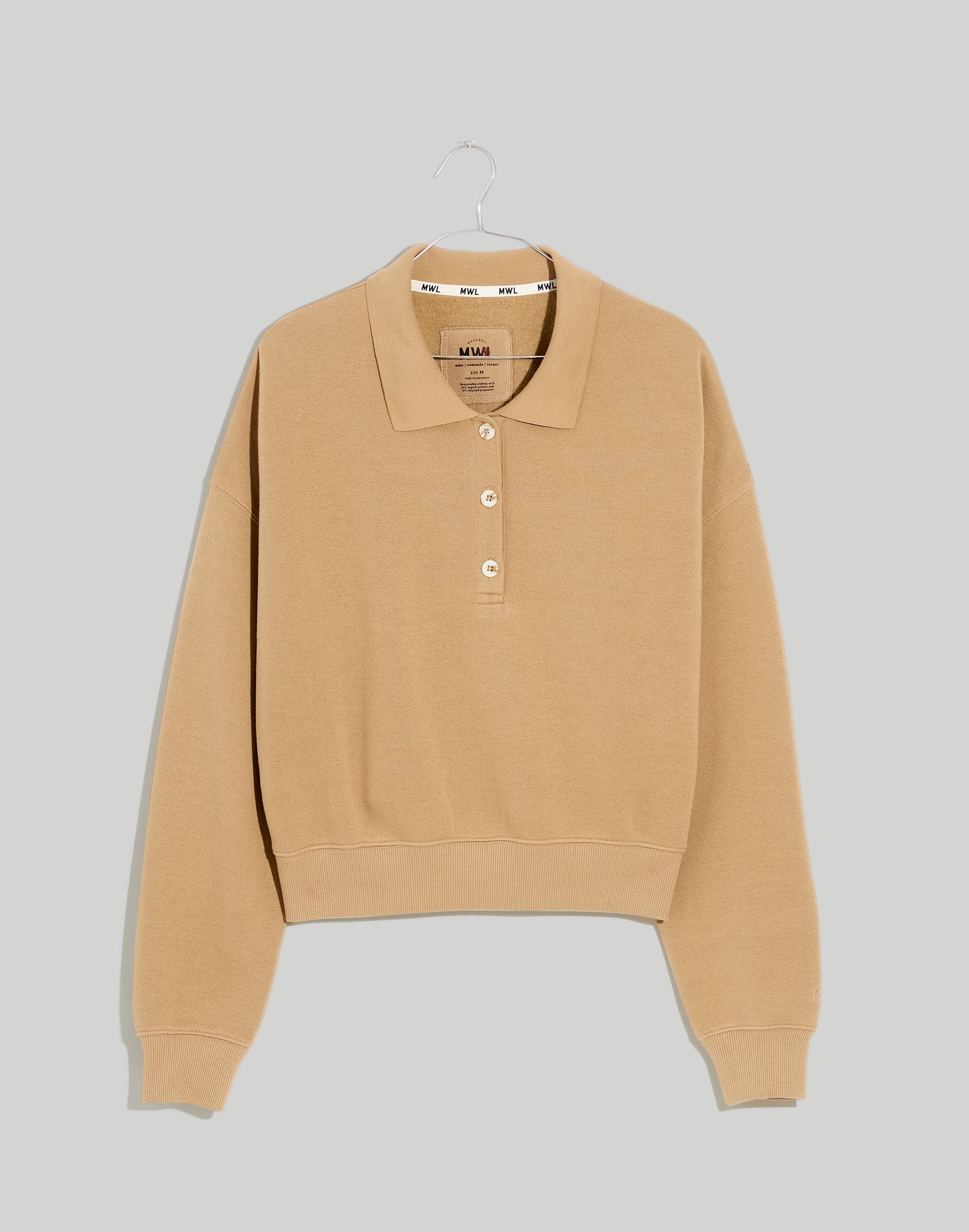 MWL Betterterry Cropped Polo Shirt