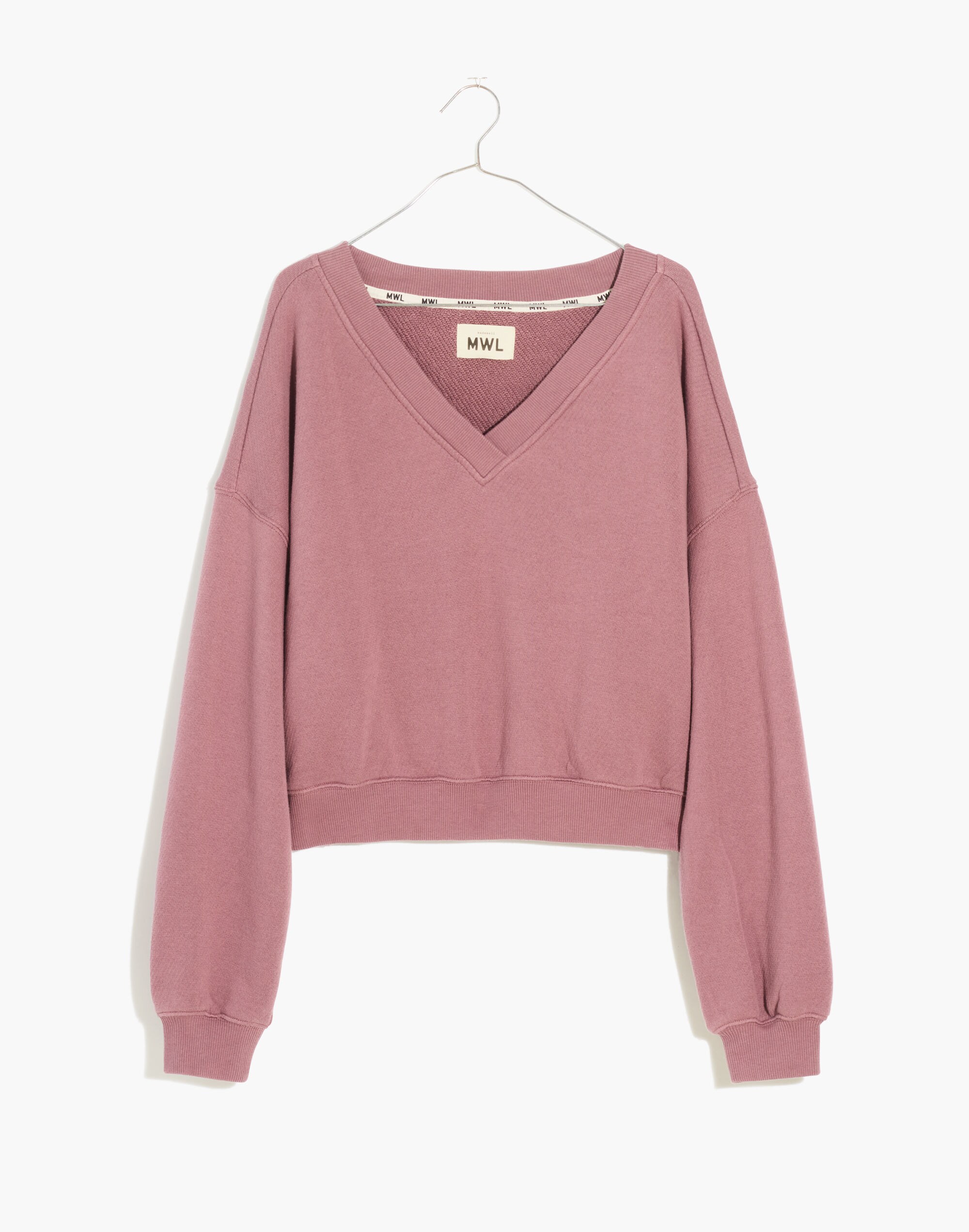 MWL Airyterry V-Neck Sweatshirt