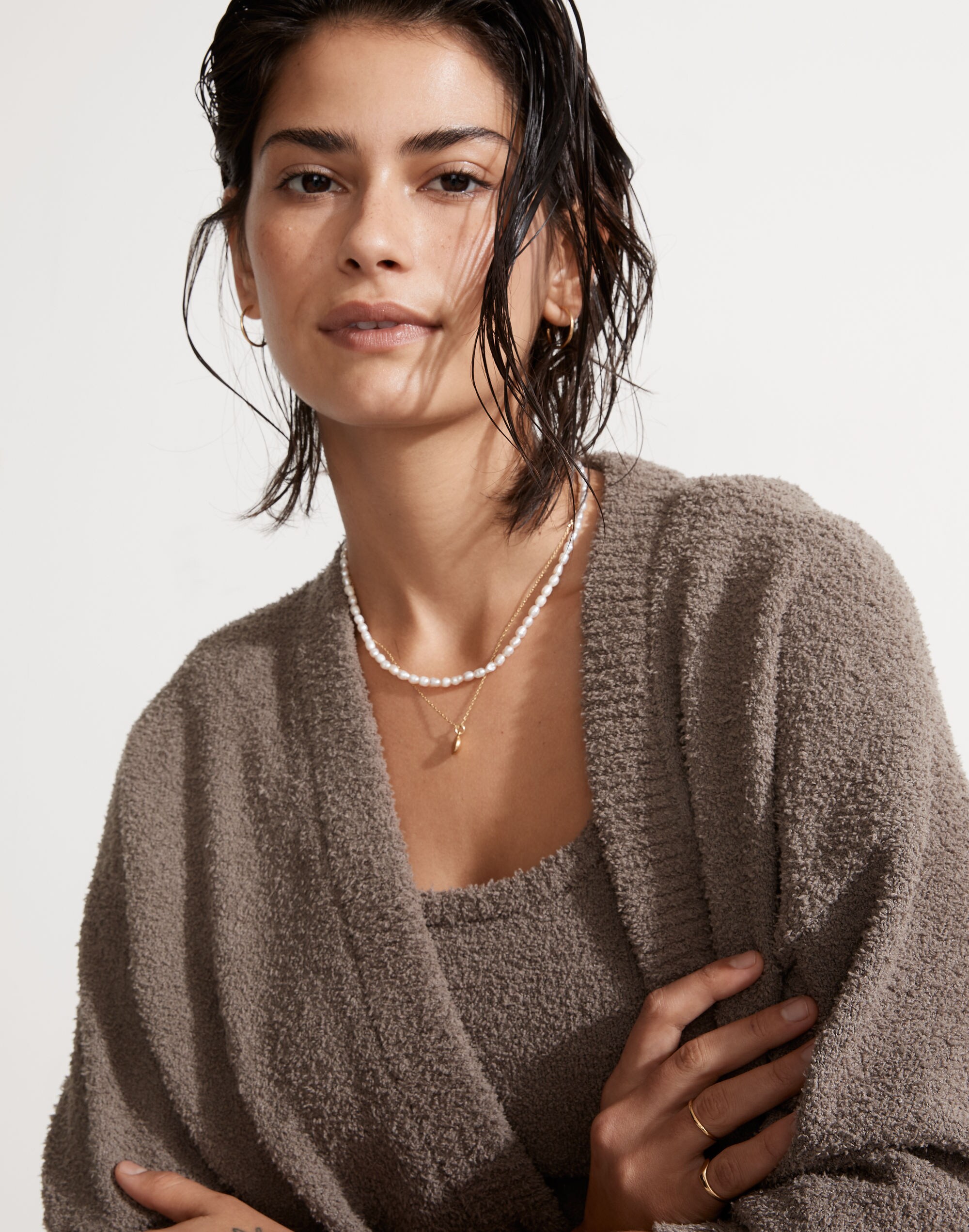 MWL Boucl&eacute; Cardigan Sweater