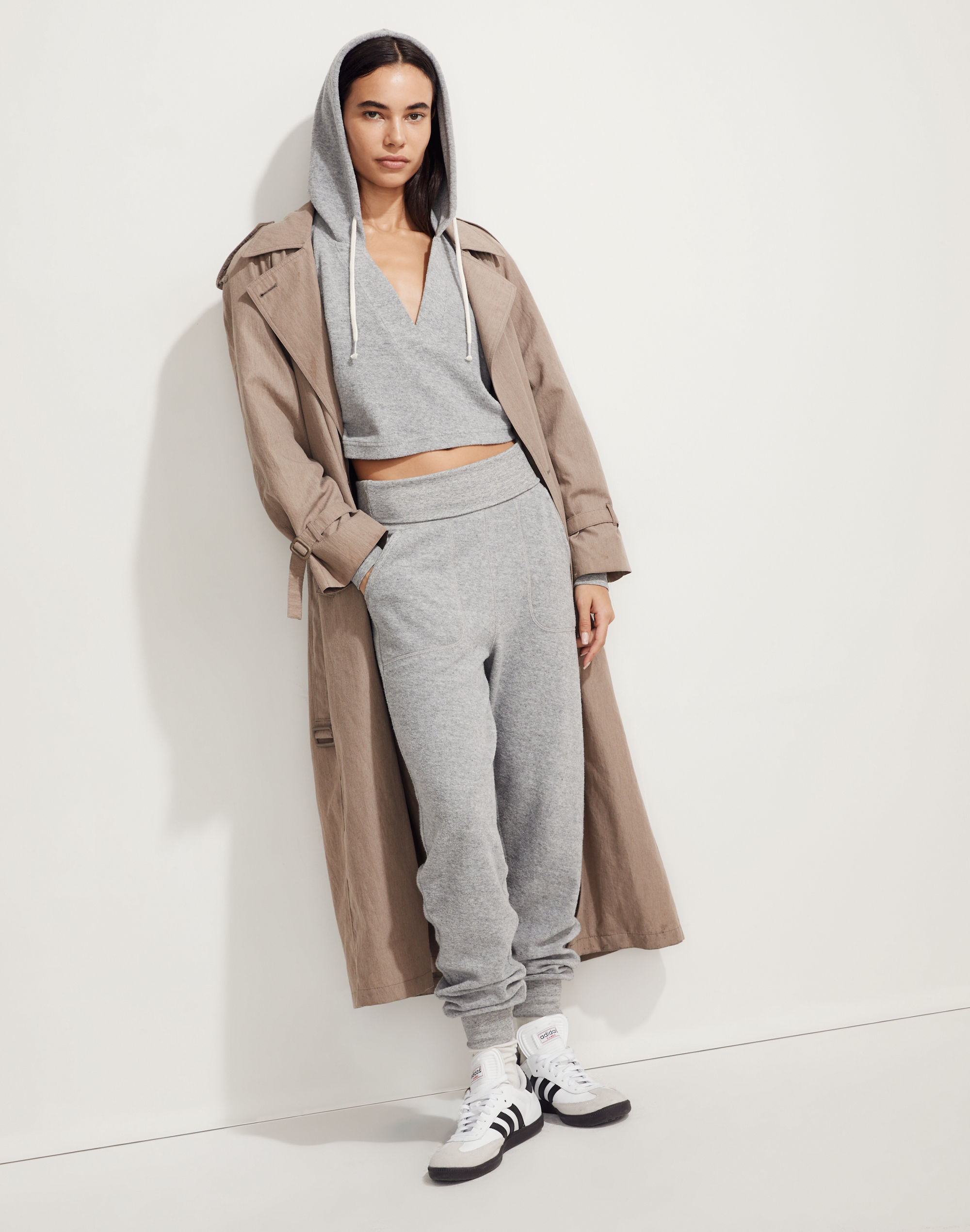mwl brushed fold-down joggers