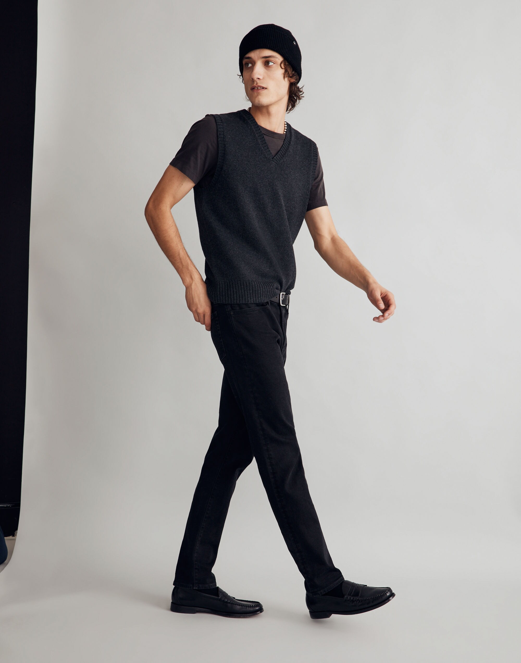 Slim Jeans in Black Wash: Instacozy Edition