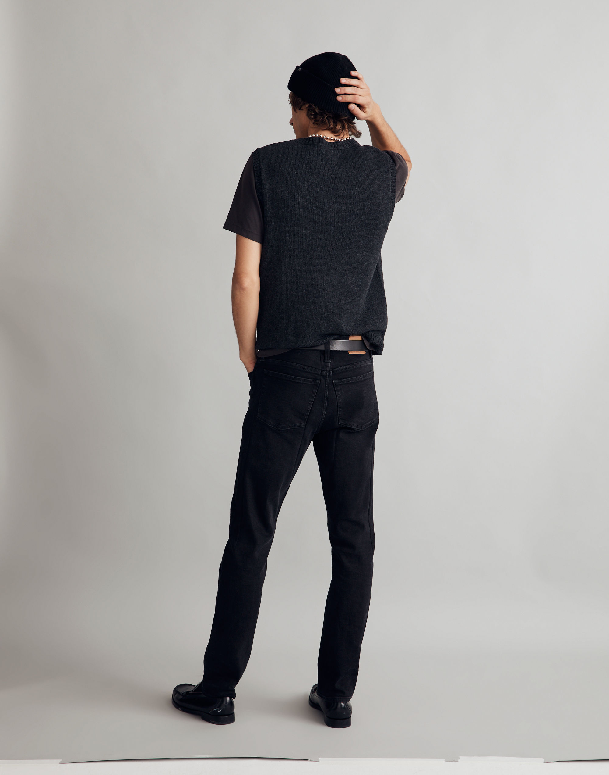 Slim Jeans in Black Wash: Instacozy Edition