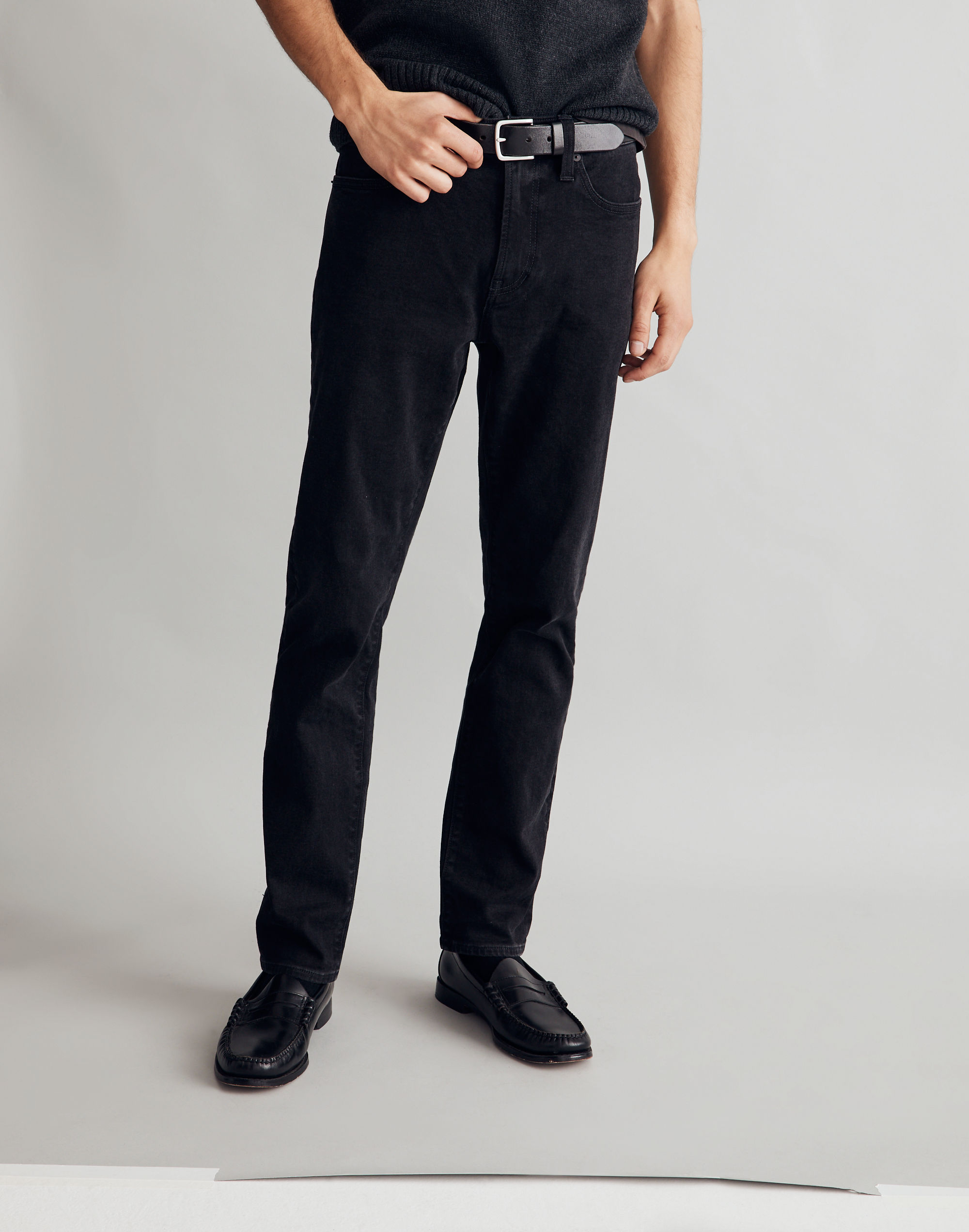 Slim Jeans in Black Wash: Instacozy Edition