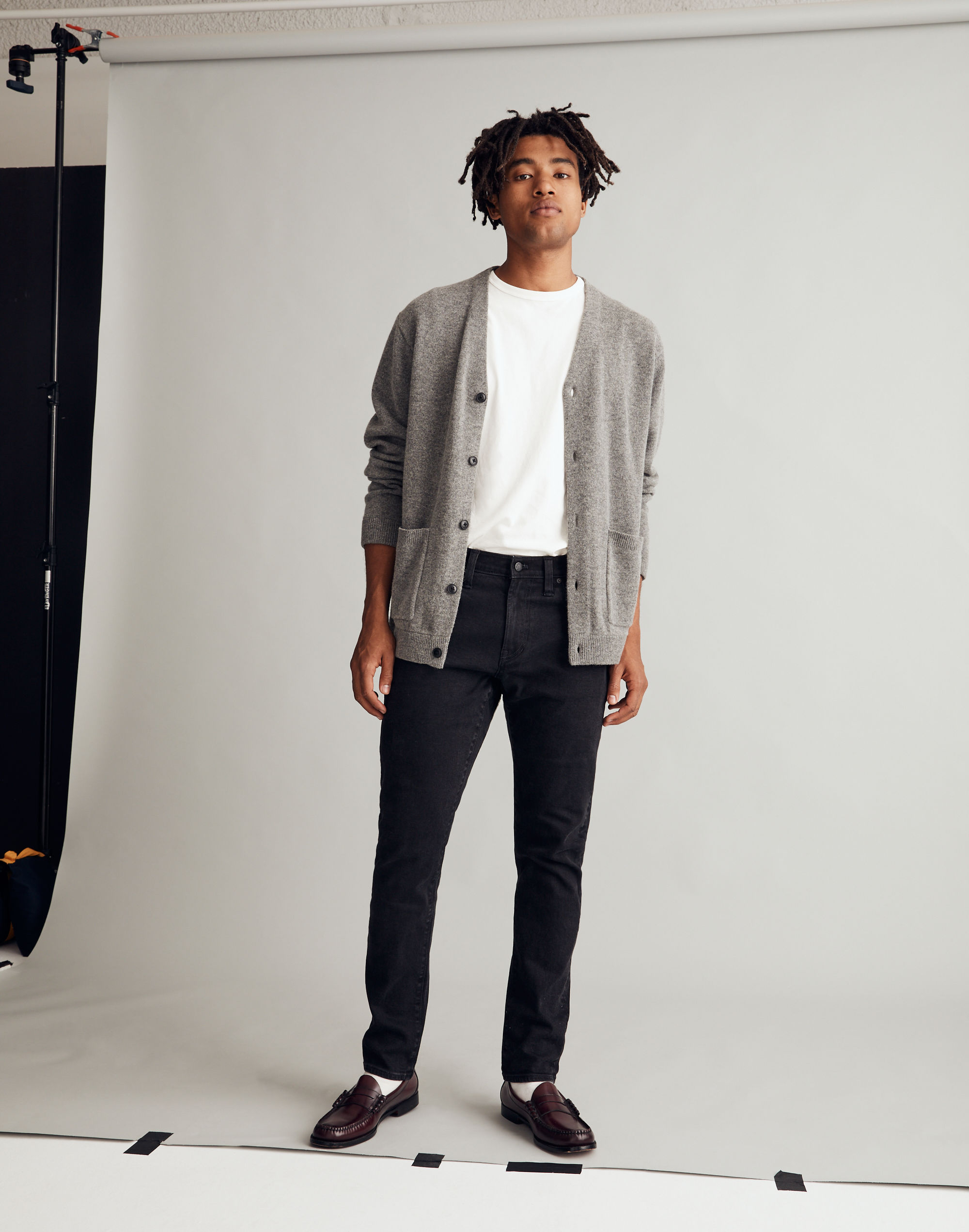 Athletic Slim Jeans in Black Wash: Instacozy Edition
