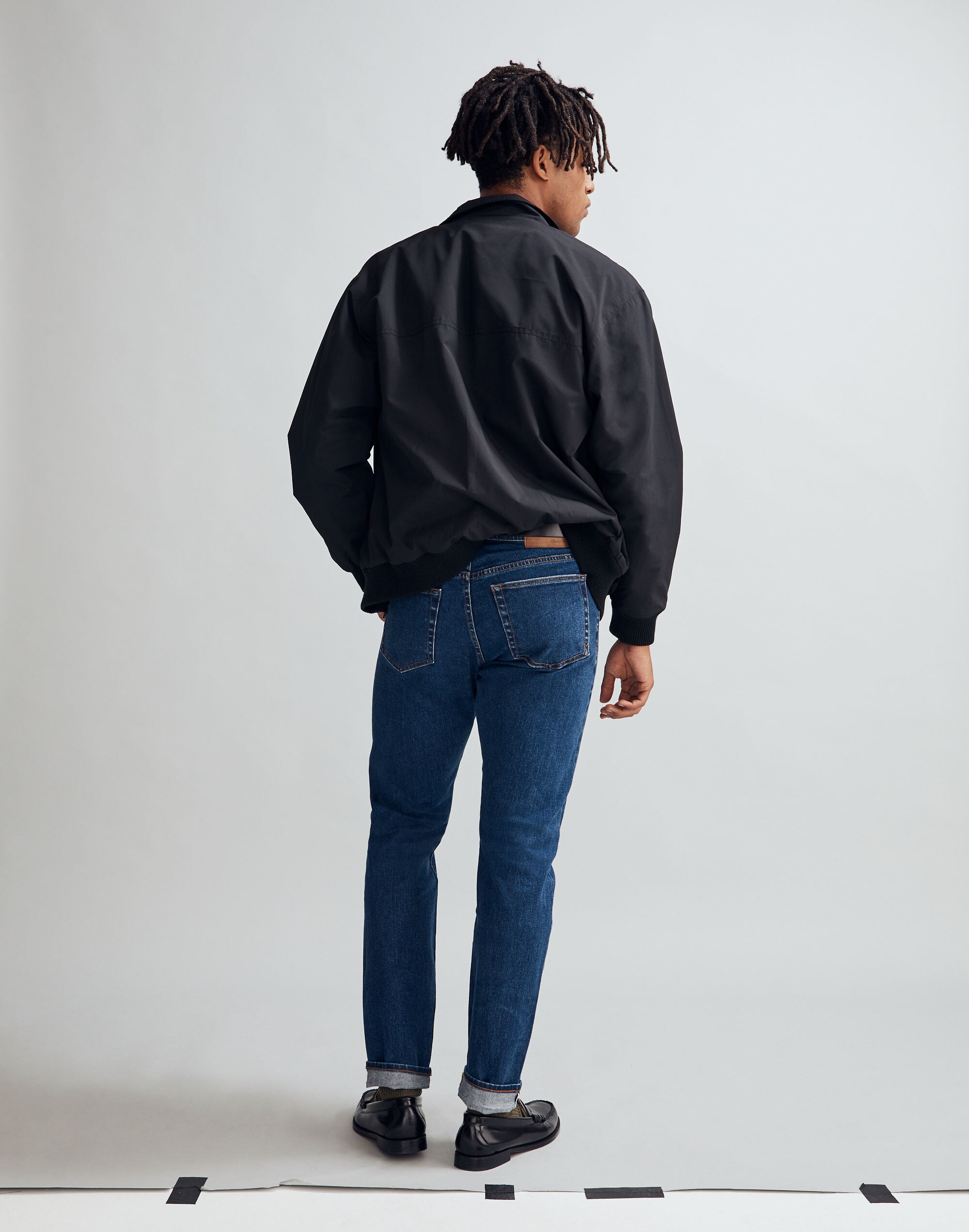 Athletic Slim Selvedge Jeans in Belcourt Wash