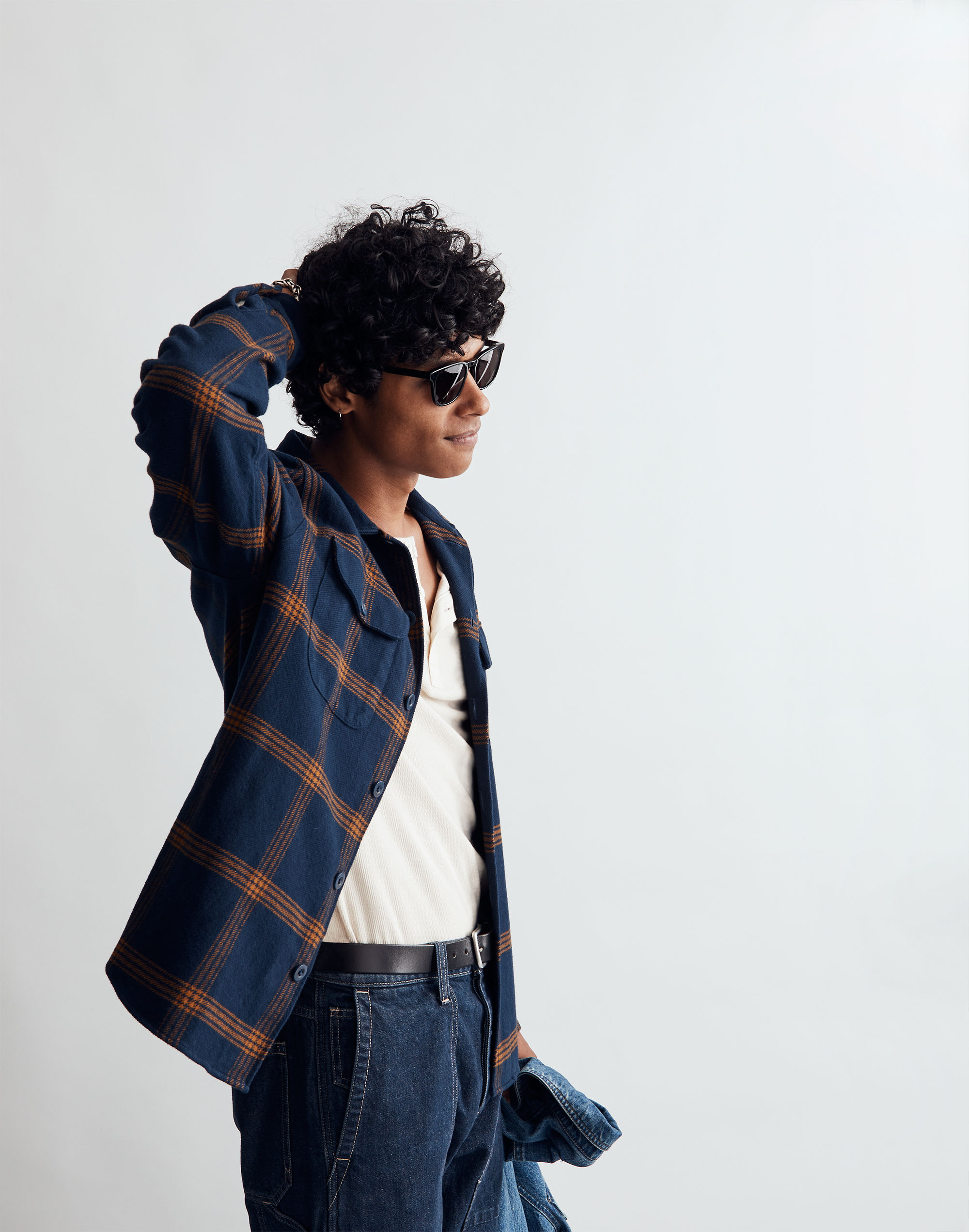 Brushed Flannel Easy Shirt-Jacket