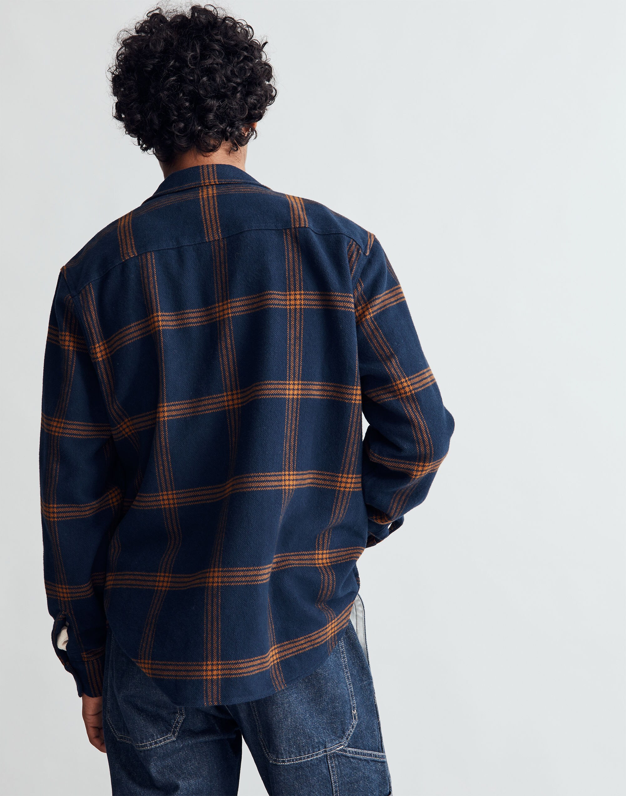 Brushed Flannel Easy Shirt-Jacket