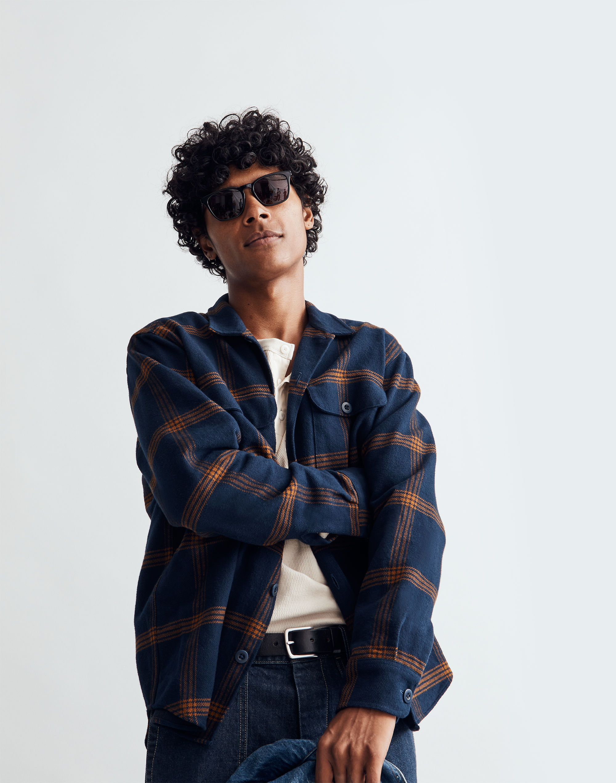 Brushed Flannel Easy Shirt-Jacket