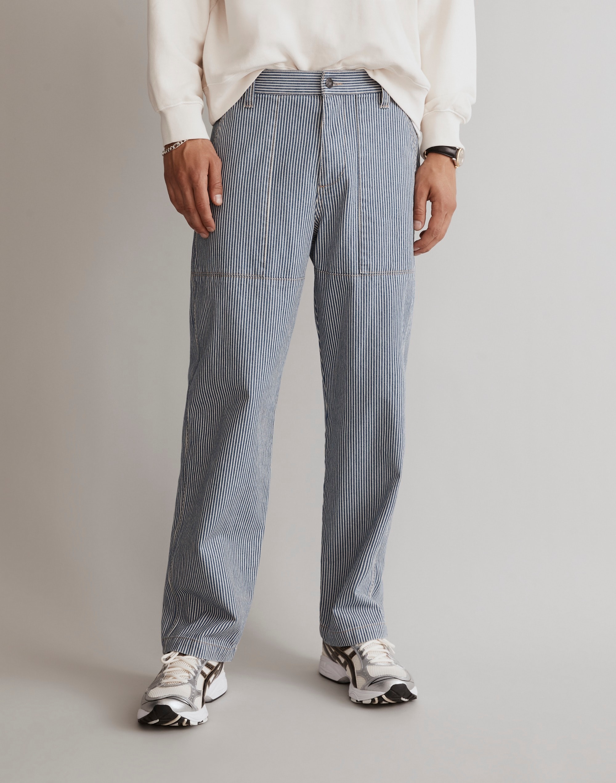 Baggy Surplus Pants Stripe