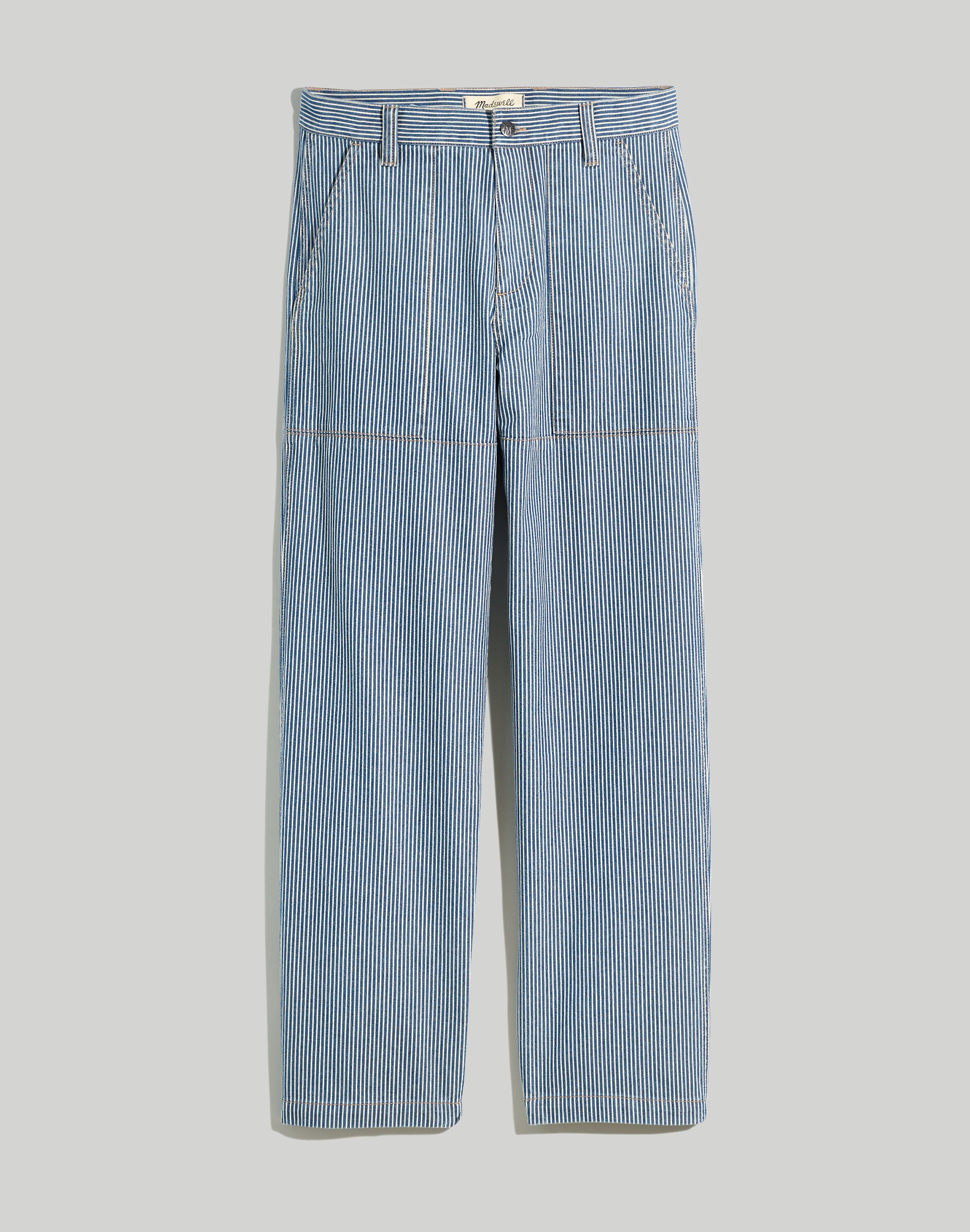 Baggy Surplus Pants in Stripe