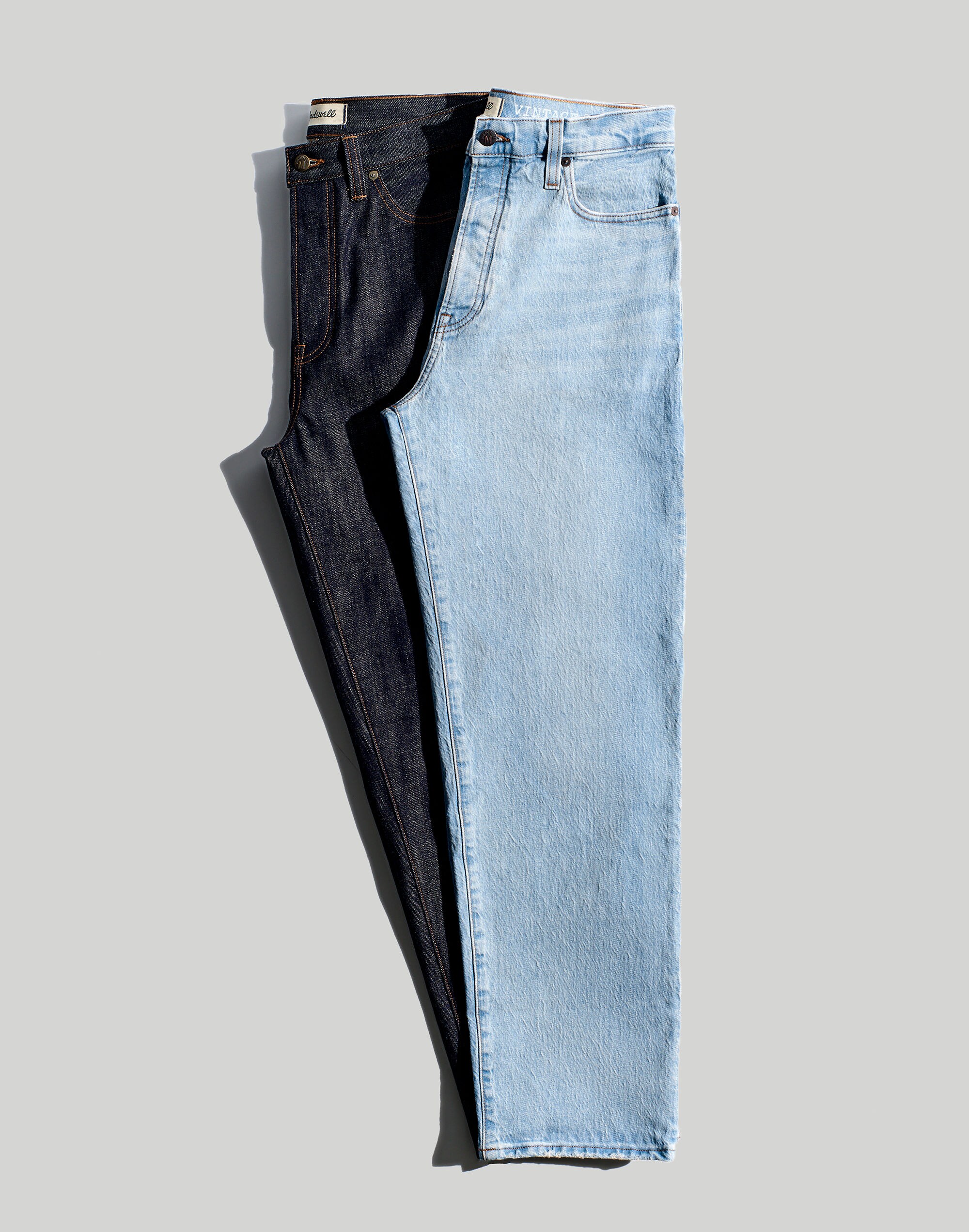 Vintage Relaxed Straight Jeans in Raw Indigo Wash