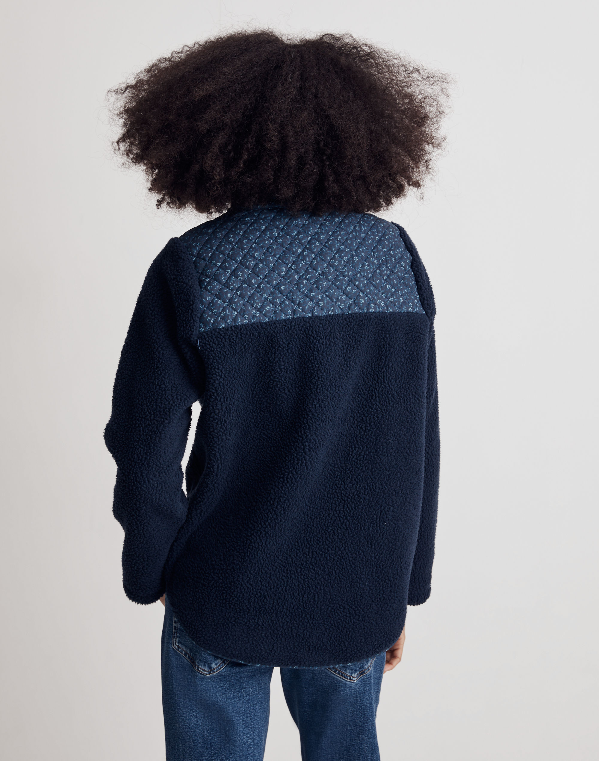 (Re)sourced Sherpa Zip-Front Jacket