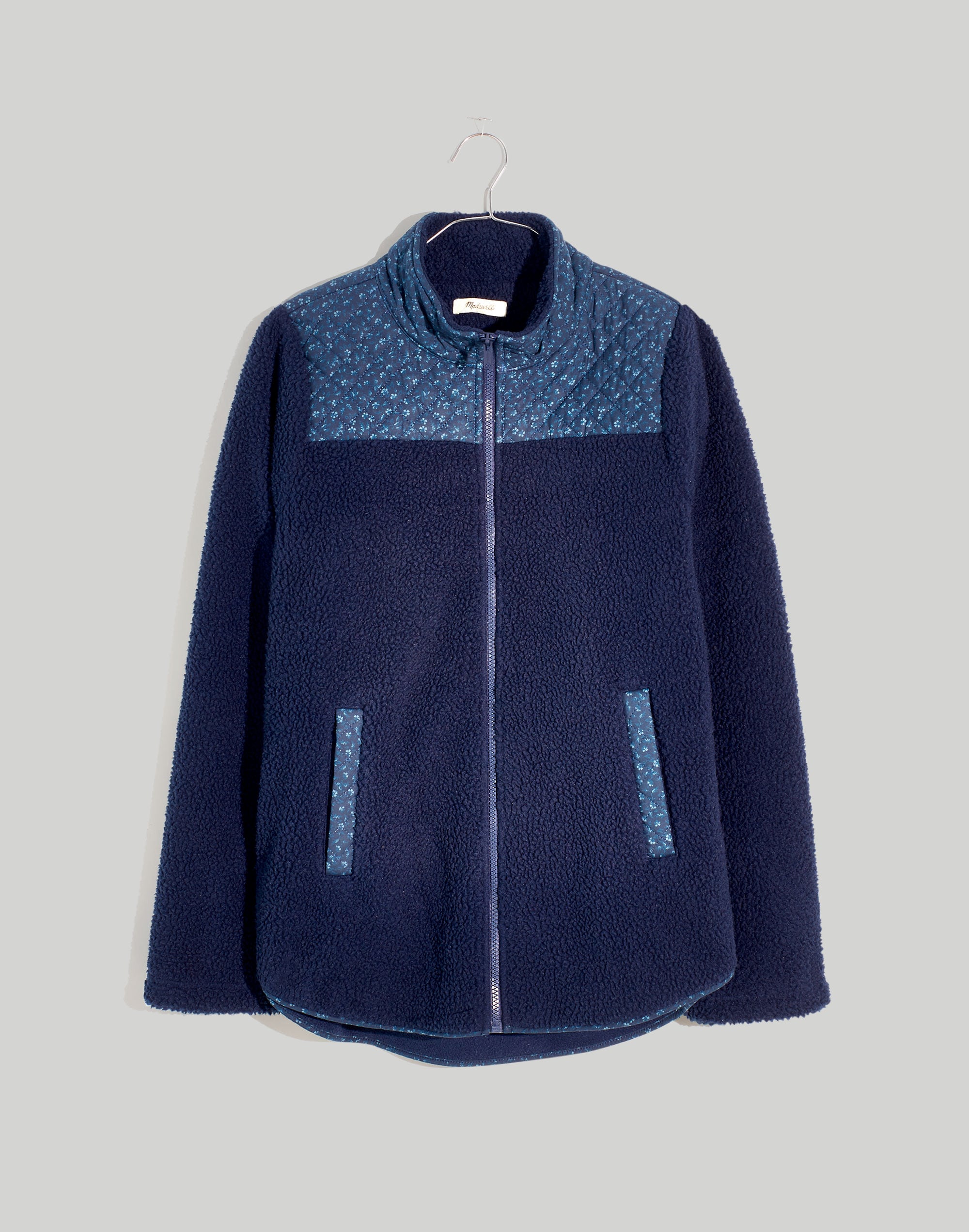 (Re)sourced Sherpa Zip-Front Jacket