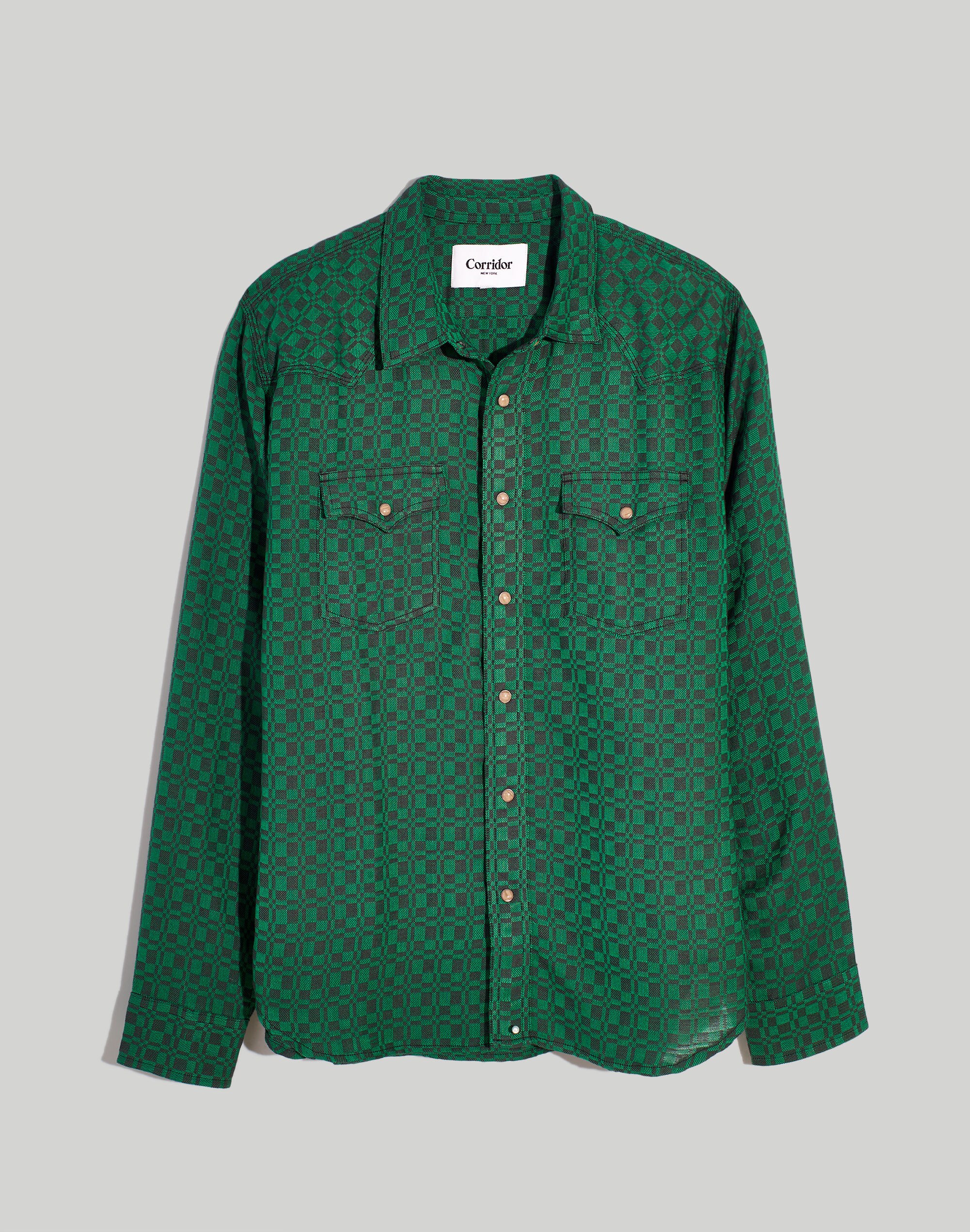 Corridor&reg; Overshot Western Long-Sleeve Shirt