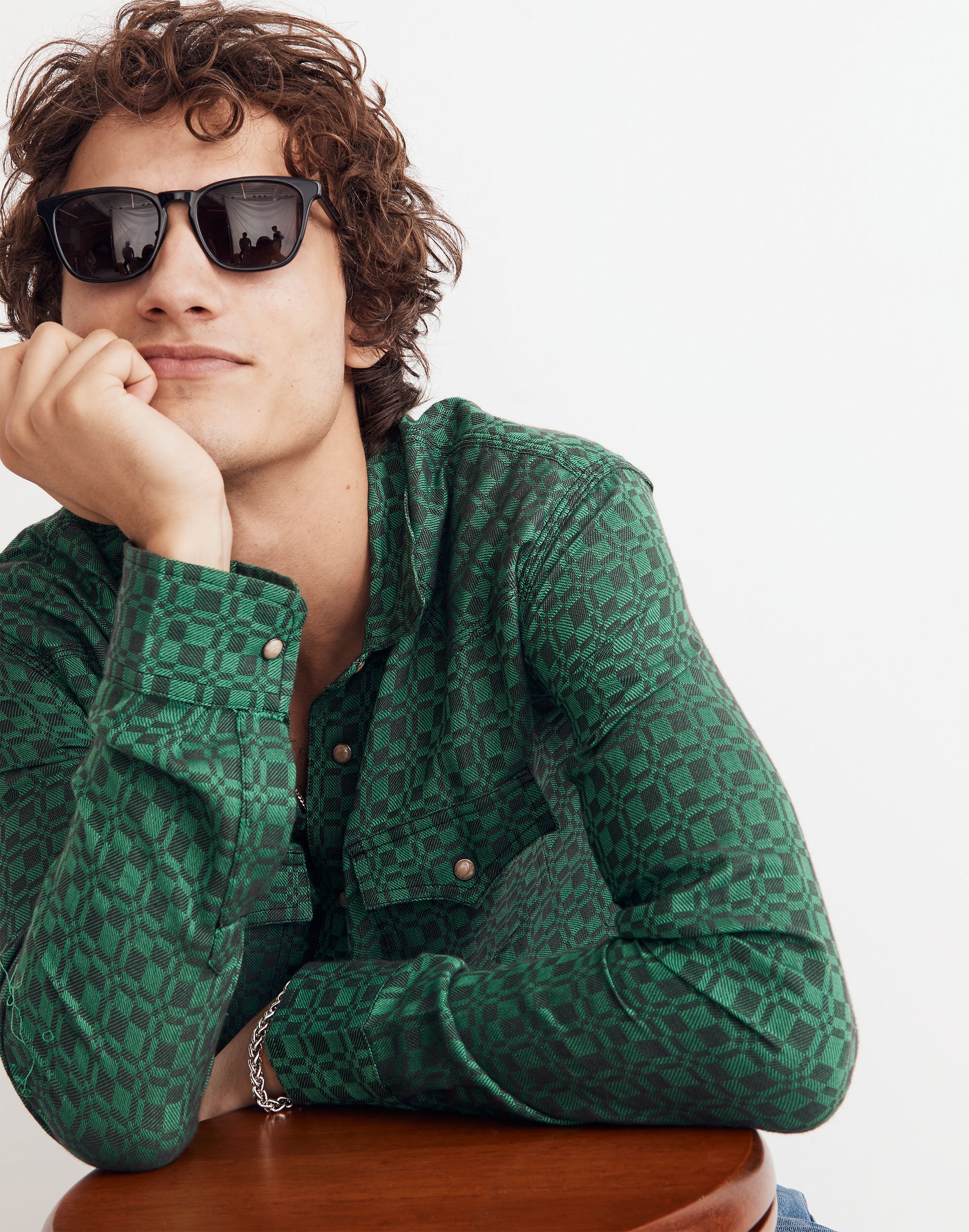 Corridor&reg; Overshot Western Long-Sleeve Shirt