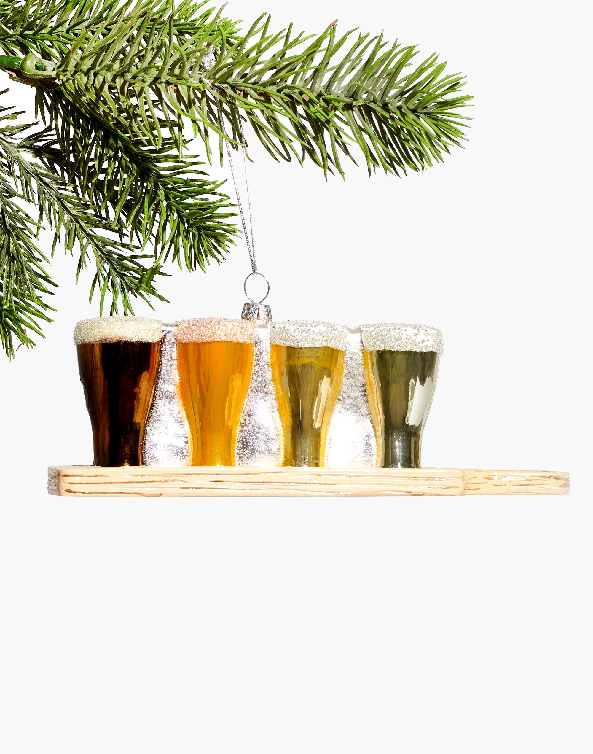 Cody Foster&trade; Beer Flight Glass Ornament