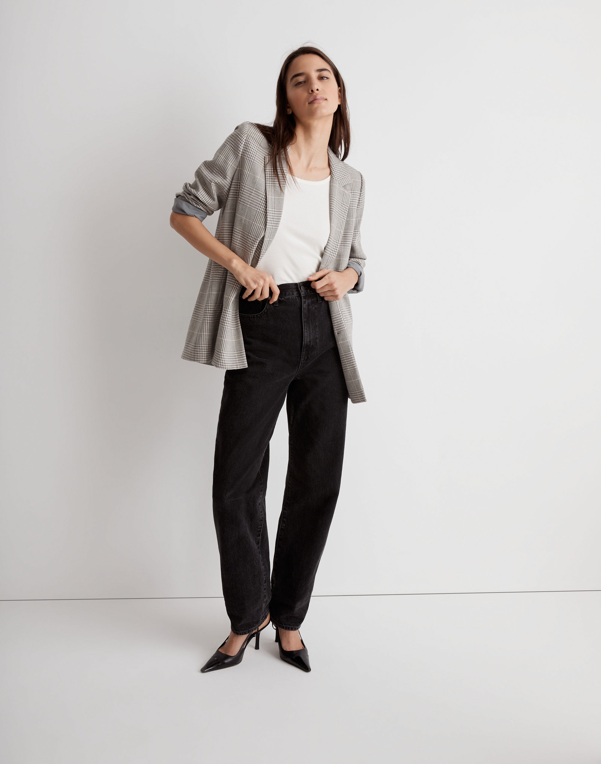 the dorset blazer in galloway plaid