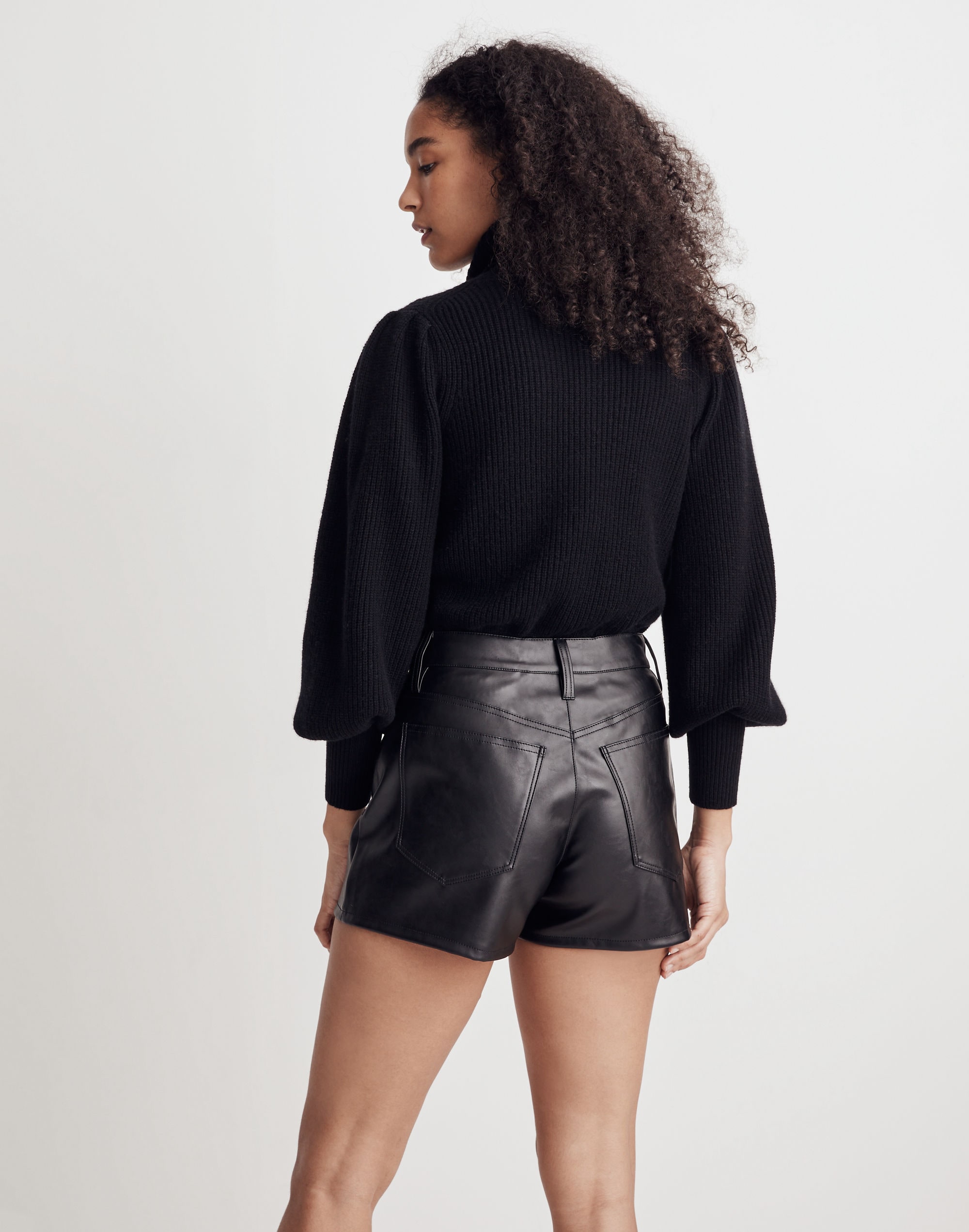 Faux Leather Perfect Vintage Short