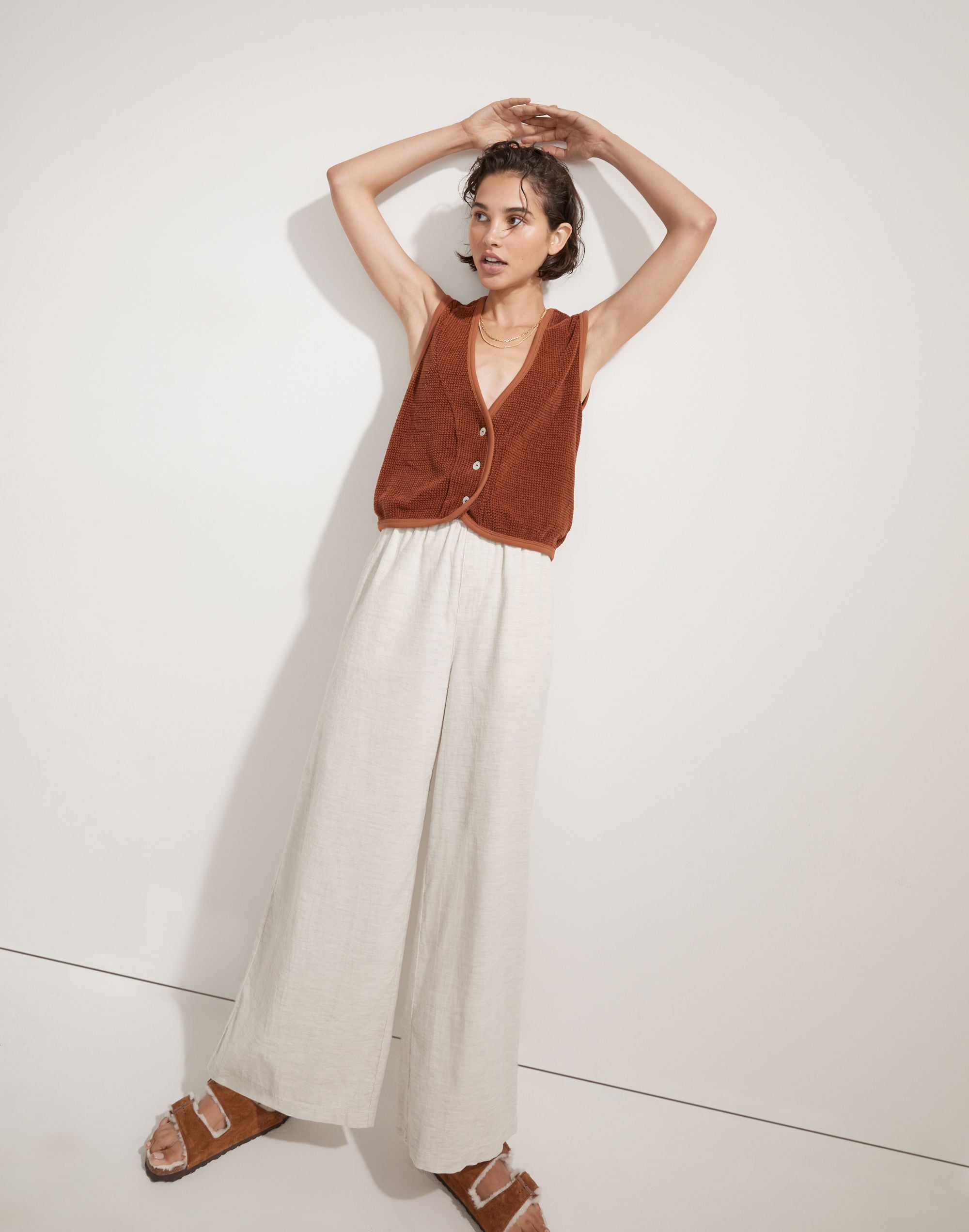 donni chenille vest