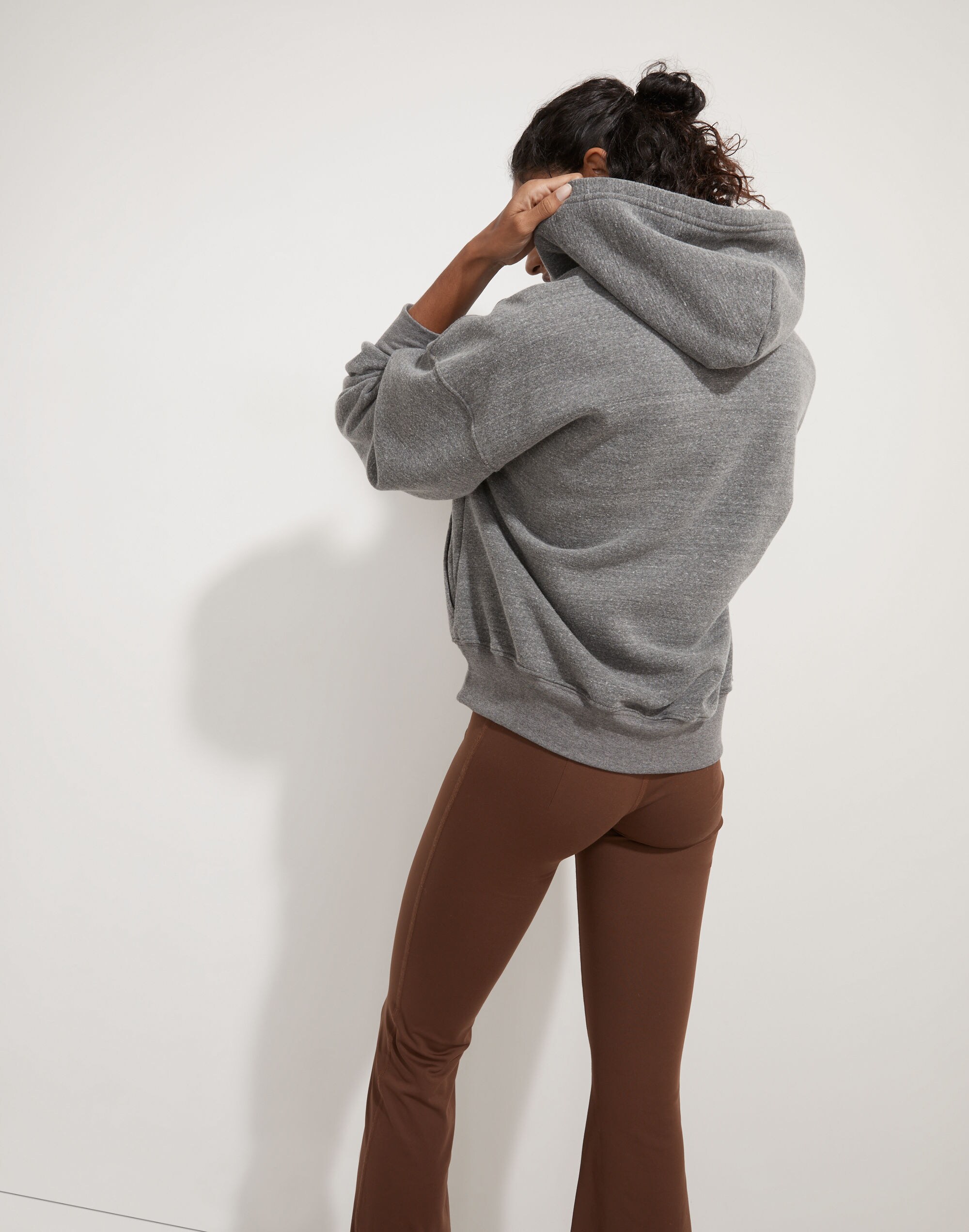 Donni (Re)sourced Cashmere-Merino Button Hoodie Sweatshirt
